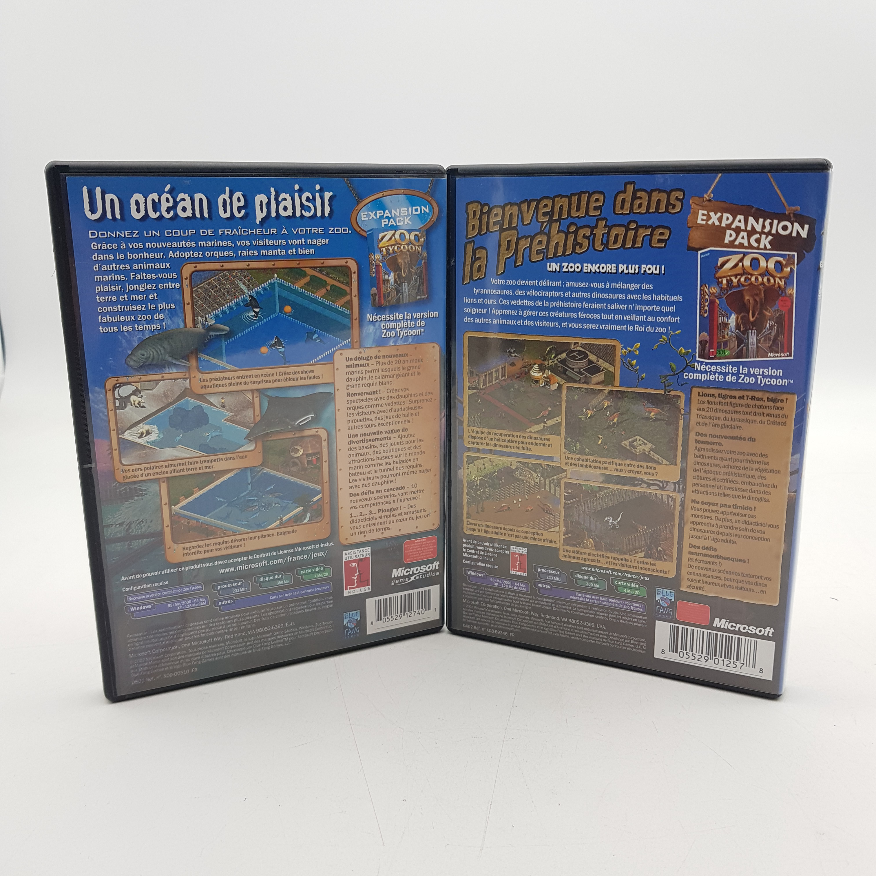 Voir photo 3 de Lot d'extension pour Zoo Tycoon 2 (Marine Mania + Dinosaur Digs) Lot d'extension pour Zoo Tycoon 2 (Marine Mania + Dinosaur Digs) Bon état reconditionné photo 3