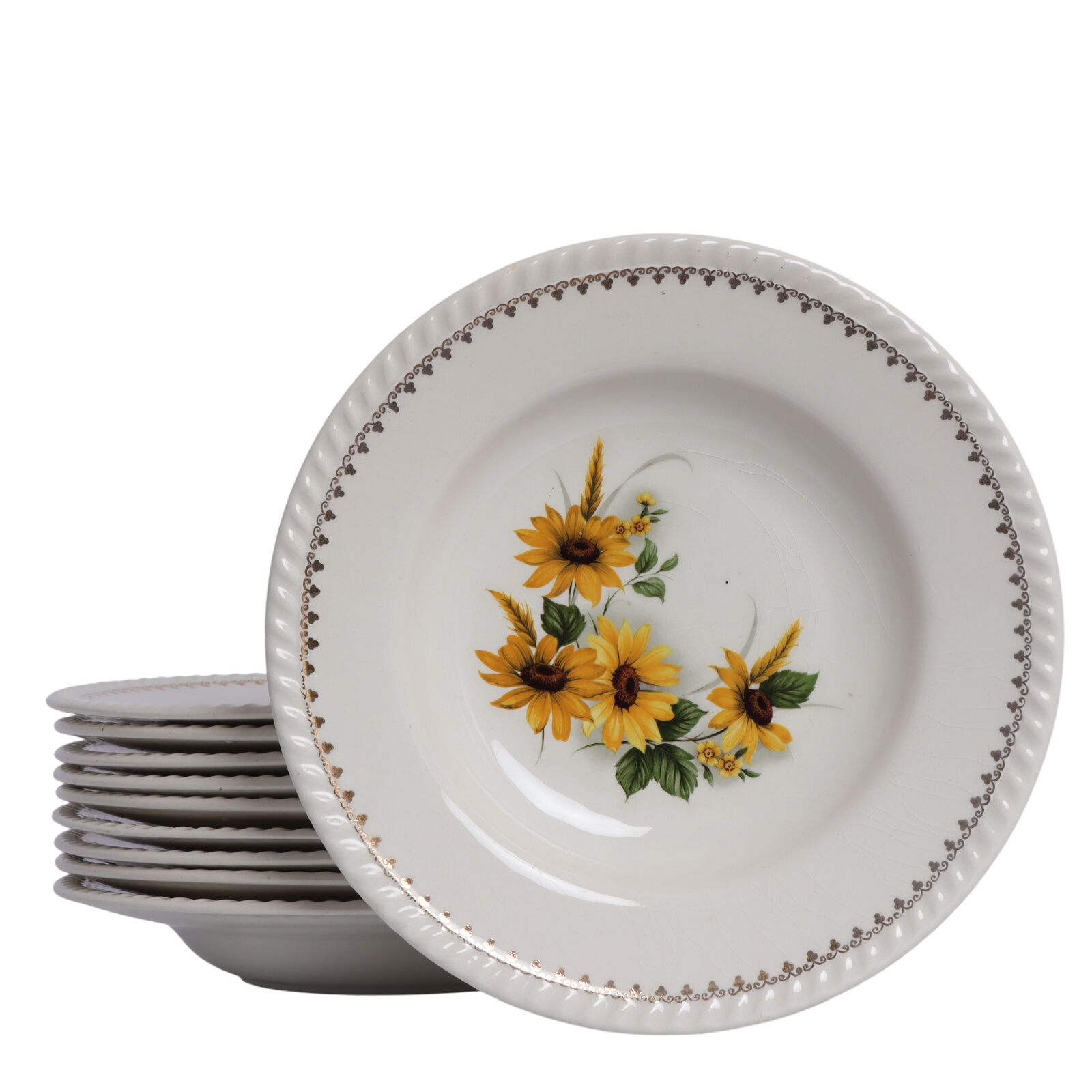Acheter Lot de 10 assiettes creuses Luneville Bon état - 11,00 € Lot de 10 assiettes creuses Luneville Bon état reconditionné disponible sur Label Emmaüs