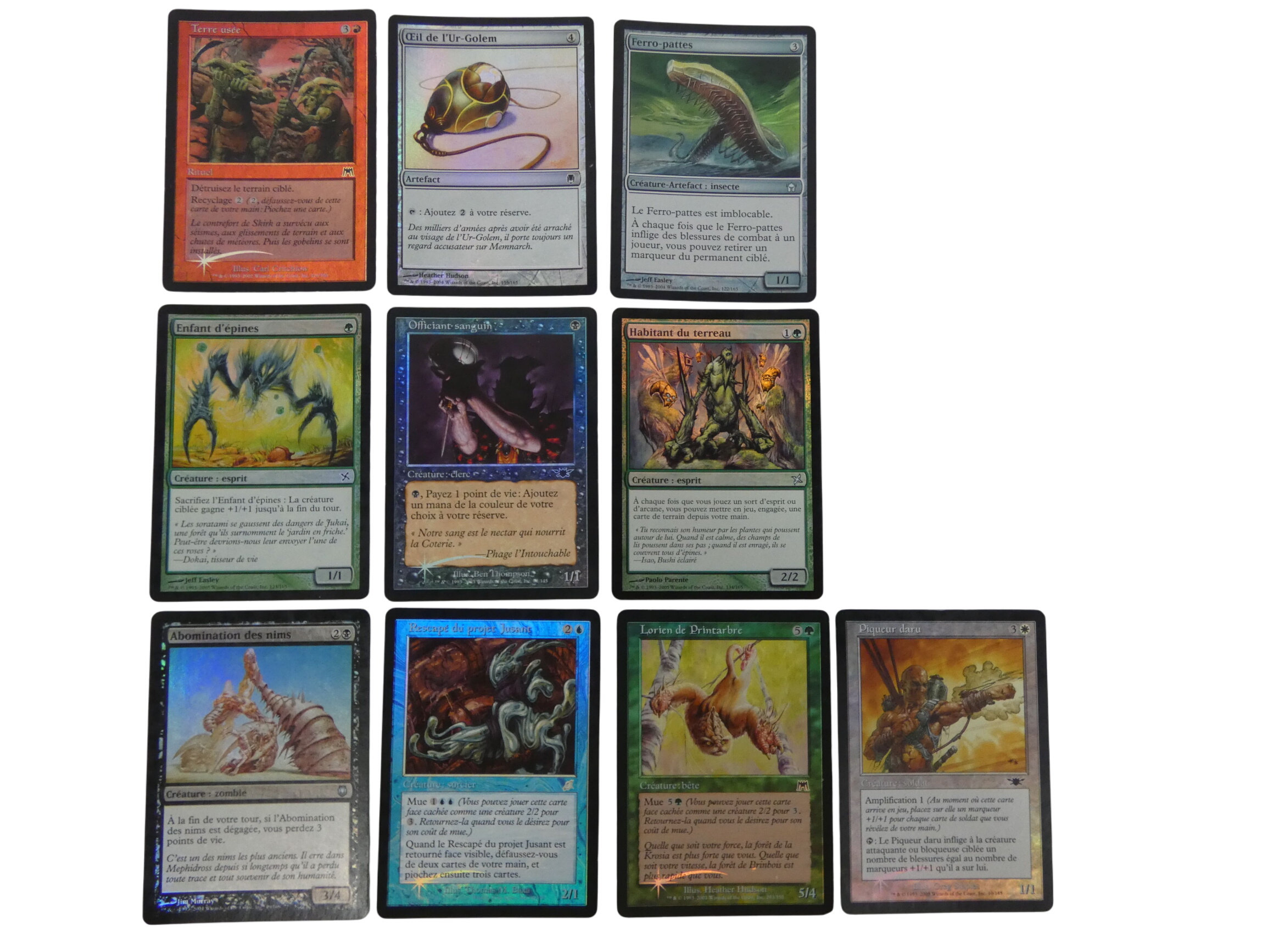 Acheter Lot de 10 cartes "MAGIC THE GATHERING" holographiques Bon état - 10,00 € Lot de 10 cartes "MAGIC THE GATHERING" holographiques Bon état reconditionné disponible sur Label Emmaüs