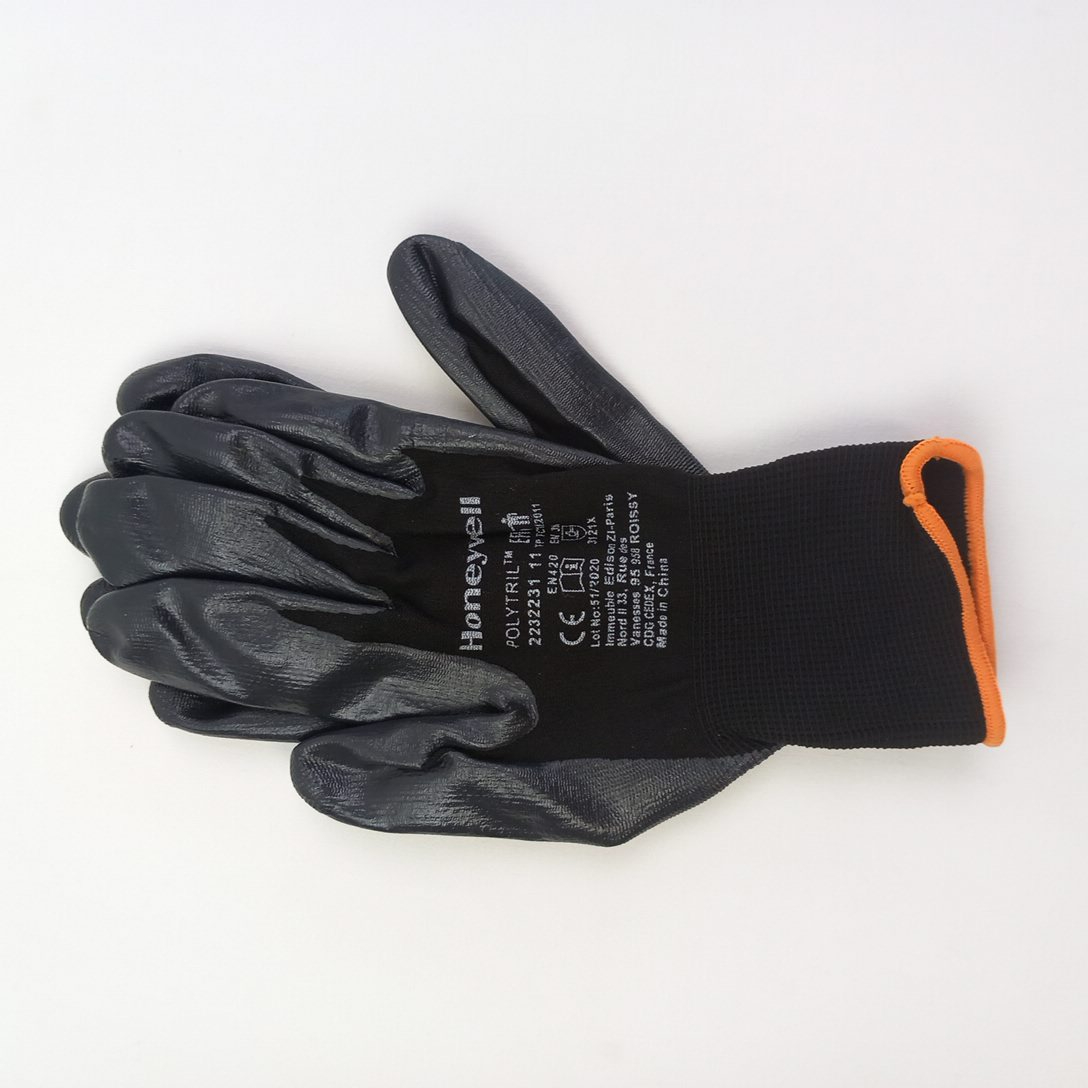 Voir photo 3 de Lot de 10 Gants de Manutention Honeywell Polytril Noir T 11 Lot de 10 Gants de Manutention Honeywell Polytril Noir T 11 Parfait état reconditionné photo 3