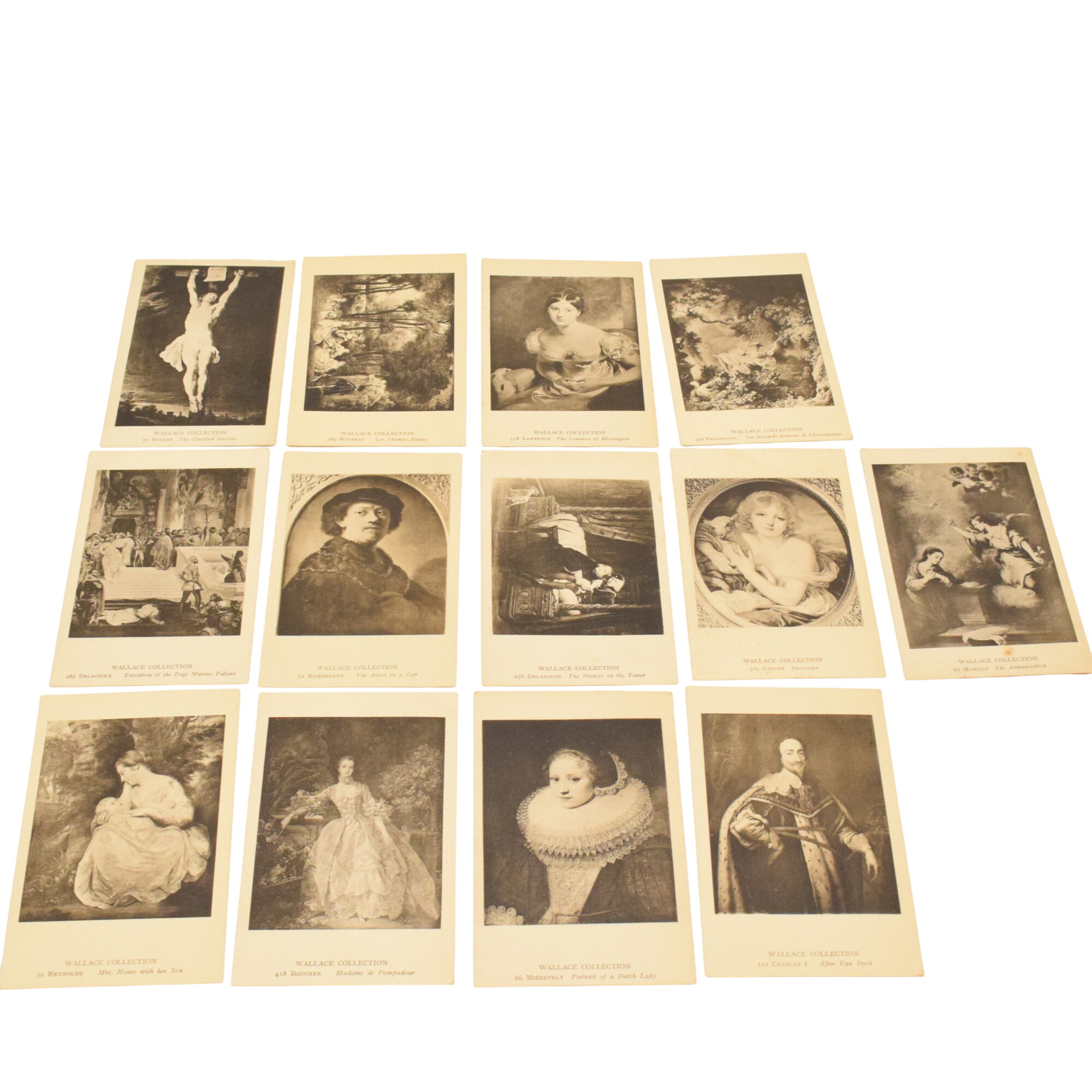 Acheter Lot de 13 anciennes cartes postales illustrées de peinture célèbres THE WALLACE COLLECTION Bon état - 10,00 € Lot de 13 anciennes cartes postales illustrées de peinture célèbres THE WALLACE COLLECTION Bon état reconditionné disponible sur Label Emmaüs