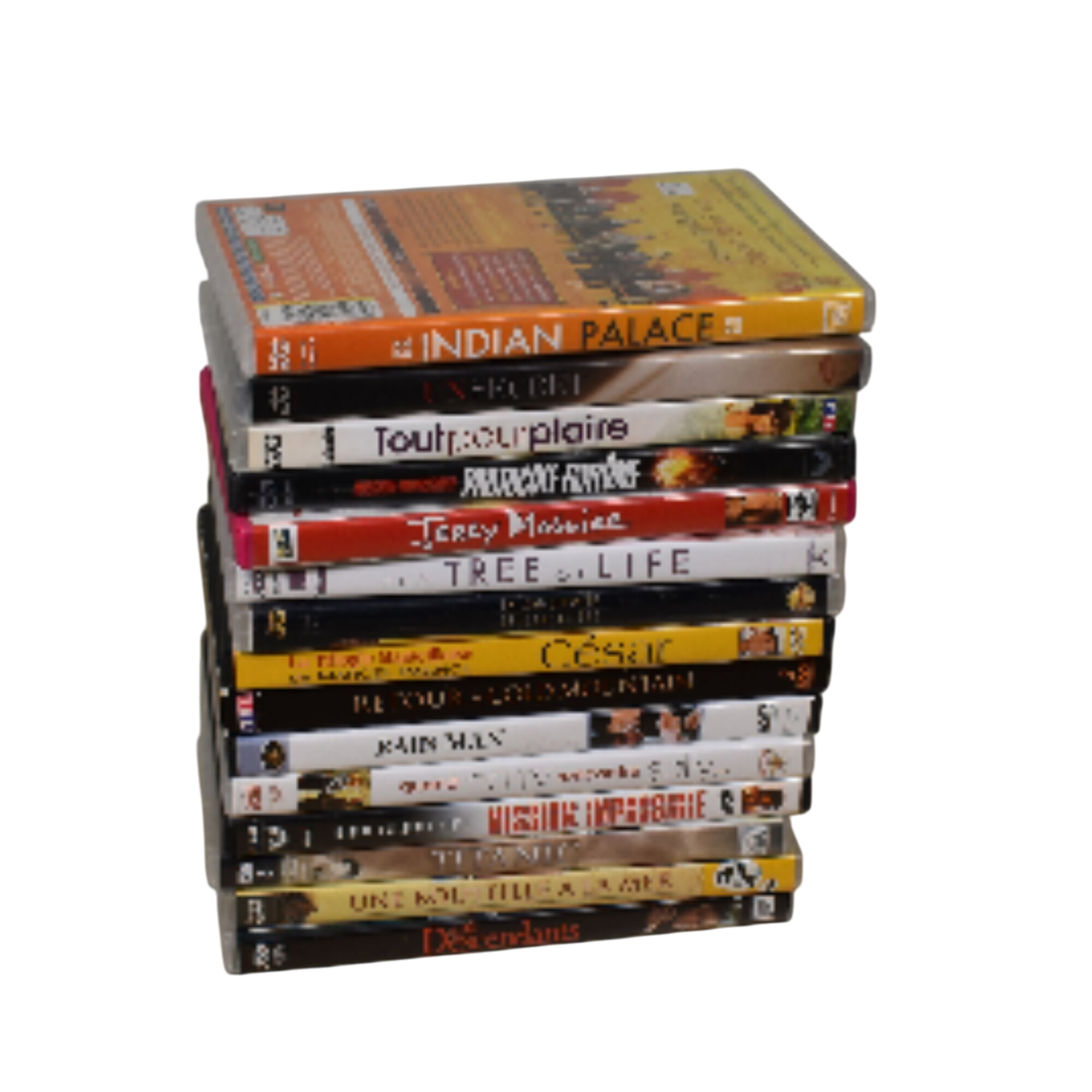 Lot de 15 dvds, catégorie Société Bon état - 20,00 € Lot de 15 dvds, catégorie Société Bon état reconditionné disponible sur Label Emmaüs