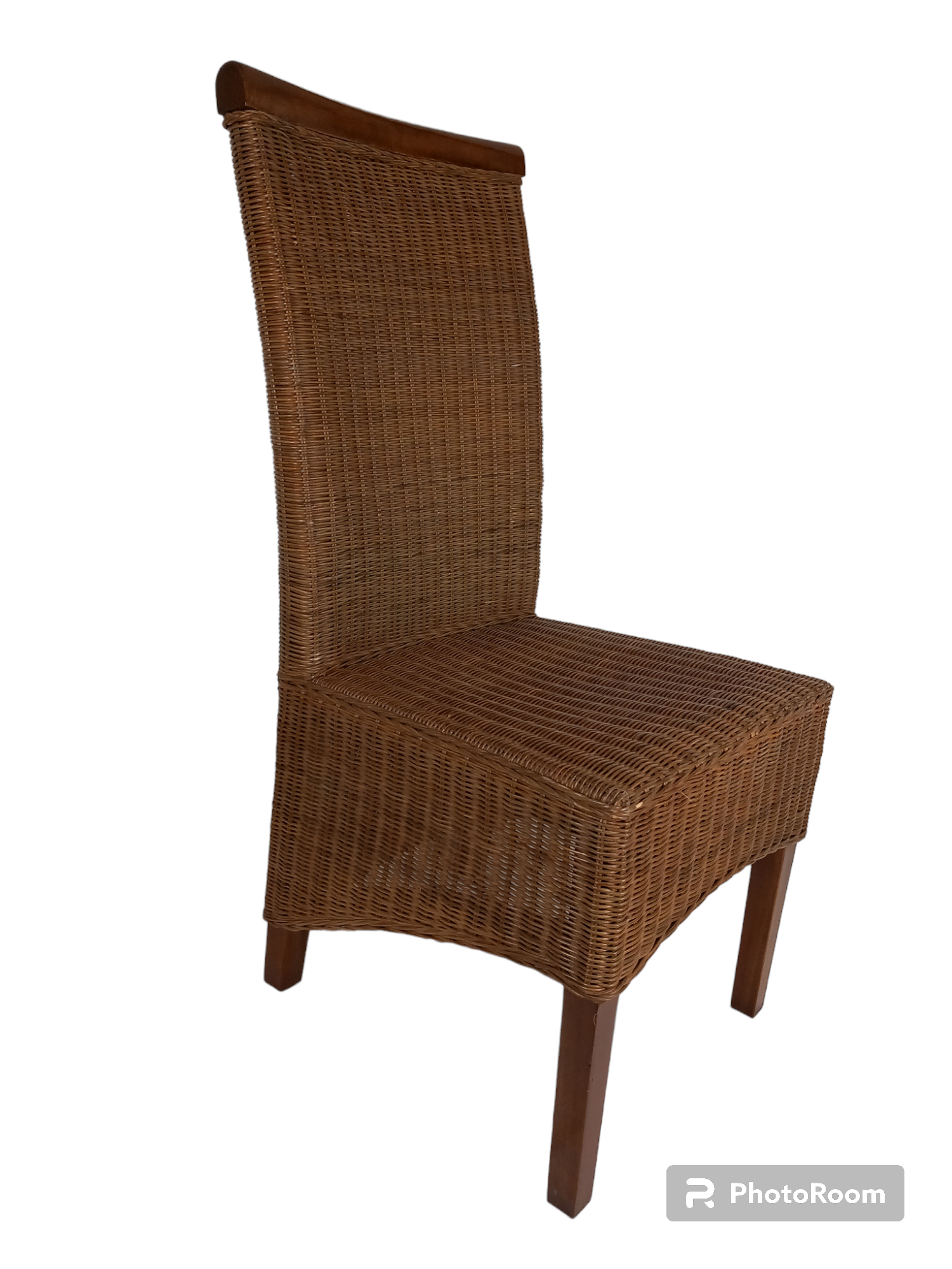 Voir photo 3 de Lot DE 2 Chaise De Salle A Manger Vintage En Rotin Tressé Pieds En Bois Lot DE 2 Chaise De Salle A Manger Vintage En Rotin Tressé Pieds En Bois Très bon état reconditionné photo 3