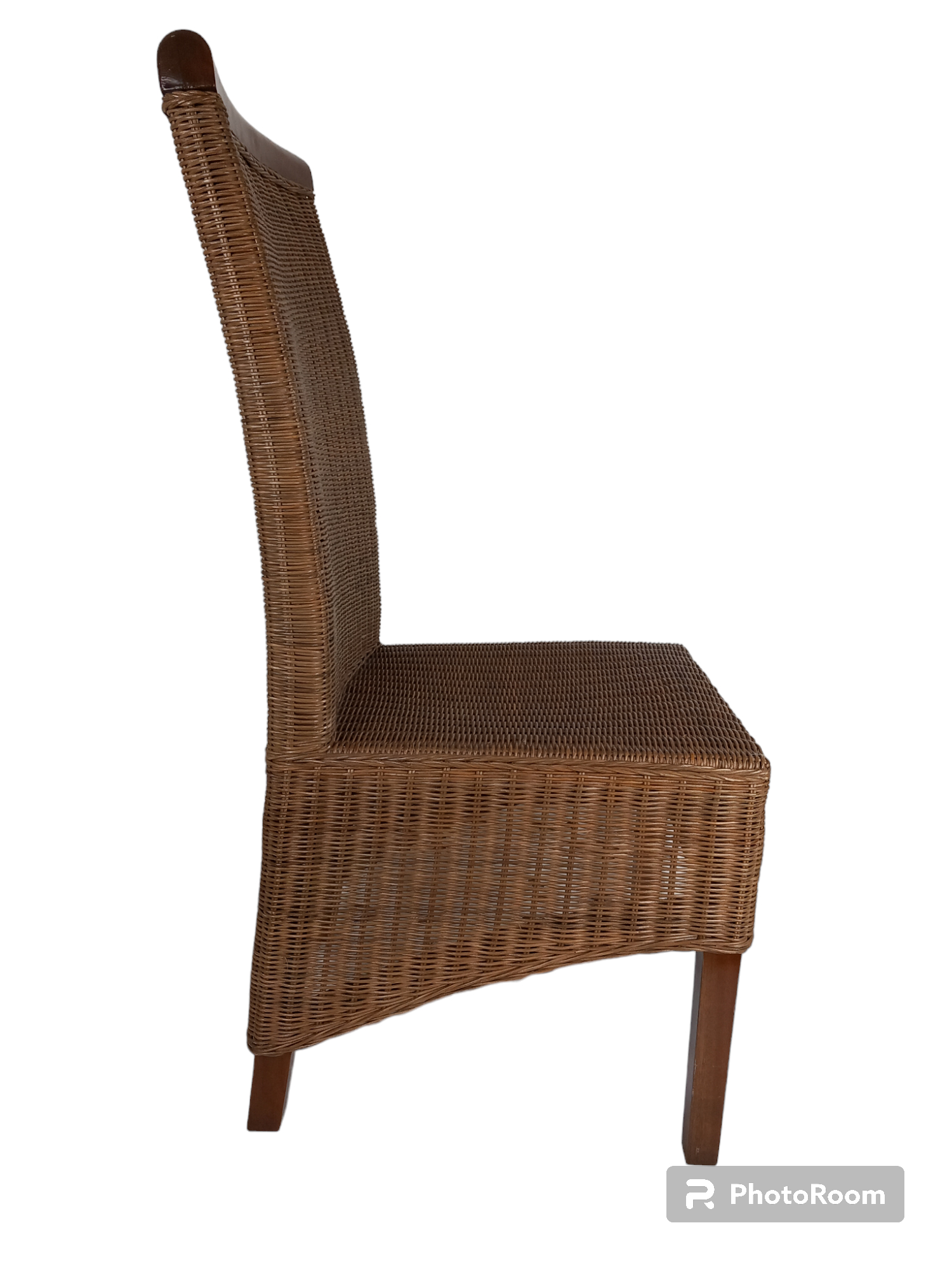 Voir photo 6 de Lot DE 2 Chaise De Salle A Manger Vintage En Rotin Tressé Pieds En Bois Lot DE 2 Chaise De Salle A Manger Vintage En Rotin Tressé Pieds En Bois Très bon état reconditionné photo 6