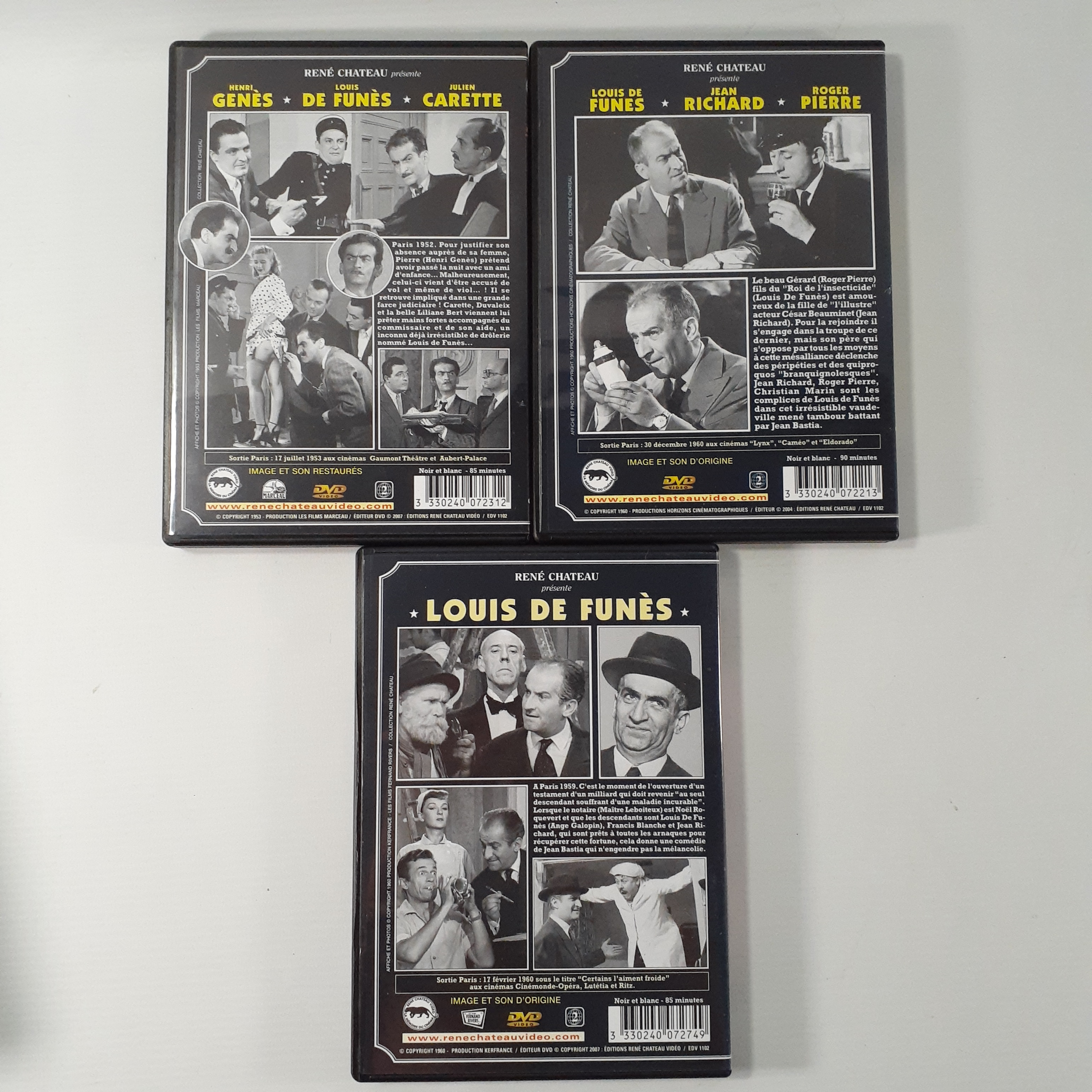 Voir photo 3 de Lot de 2 coffrets DVD" Louis de Funès " René Château vidéo + coffret Les aventures de Rabbi Jacob - Neuf Lot de 2 coffrets DVD" Louis de Funès " René Château vidéo + coffret Les aventures de Rabbi Jacob - Neuf Très bon état reconditionné photo 3
