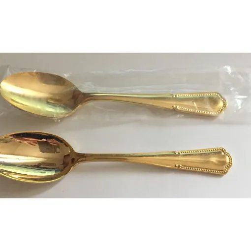 Lot De 2 Cuillères À Café En Métal Doré occasion reconditionné disponible sur Rakuten