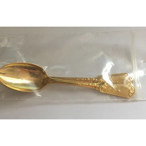 Lot De 2 Cuillères À Café En Métal Doré occasion reconditionné disponible sur Rakuten
