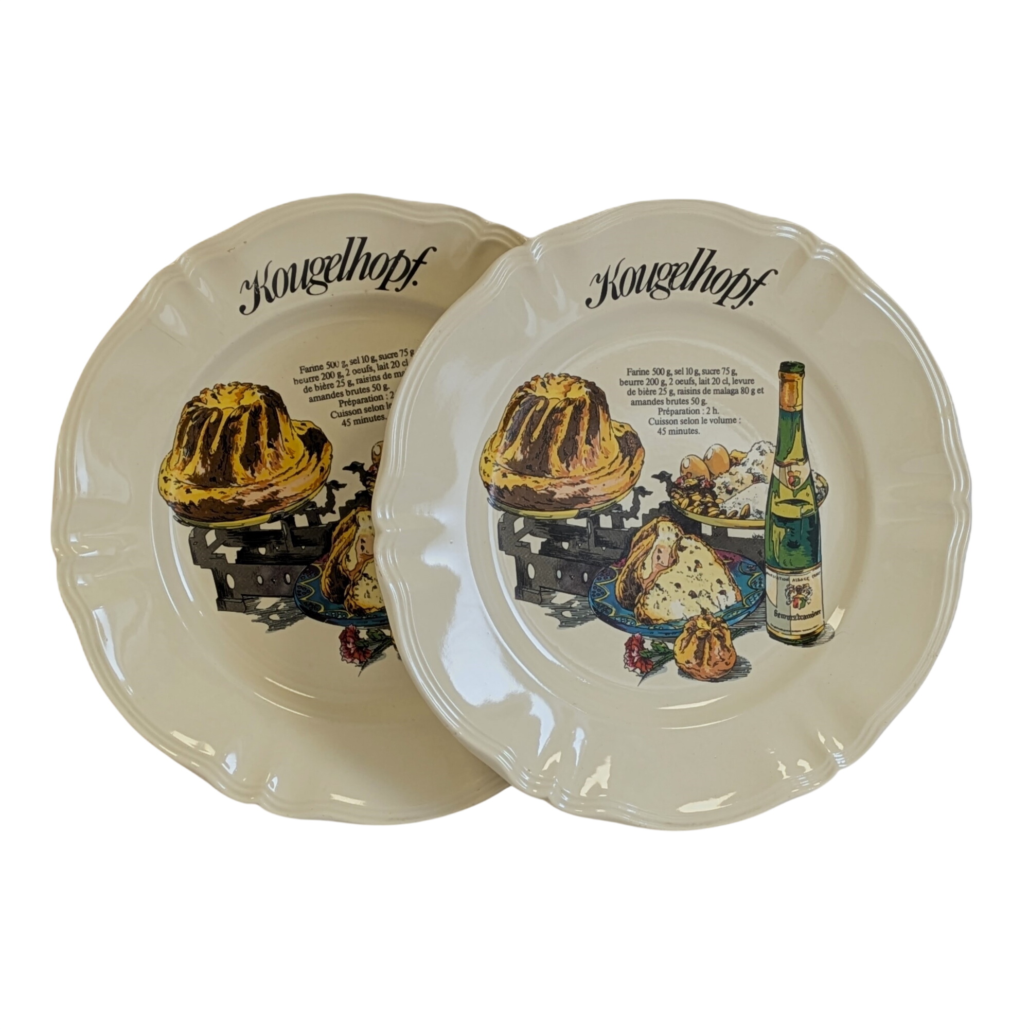 Lot de 2 grandes assiettes vintage De Dietrich - Les Bonnes Recettes d’Alsace (tirage limité) Bon état - 17,50 € Lot de 2 grandes assiettes vintage De Dietrich - Les Bonnes Recettes d’Alsace (tirage limité) Bon état reconditionné disponible sur Label Emmaüs
