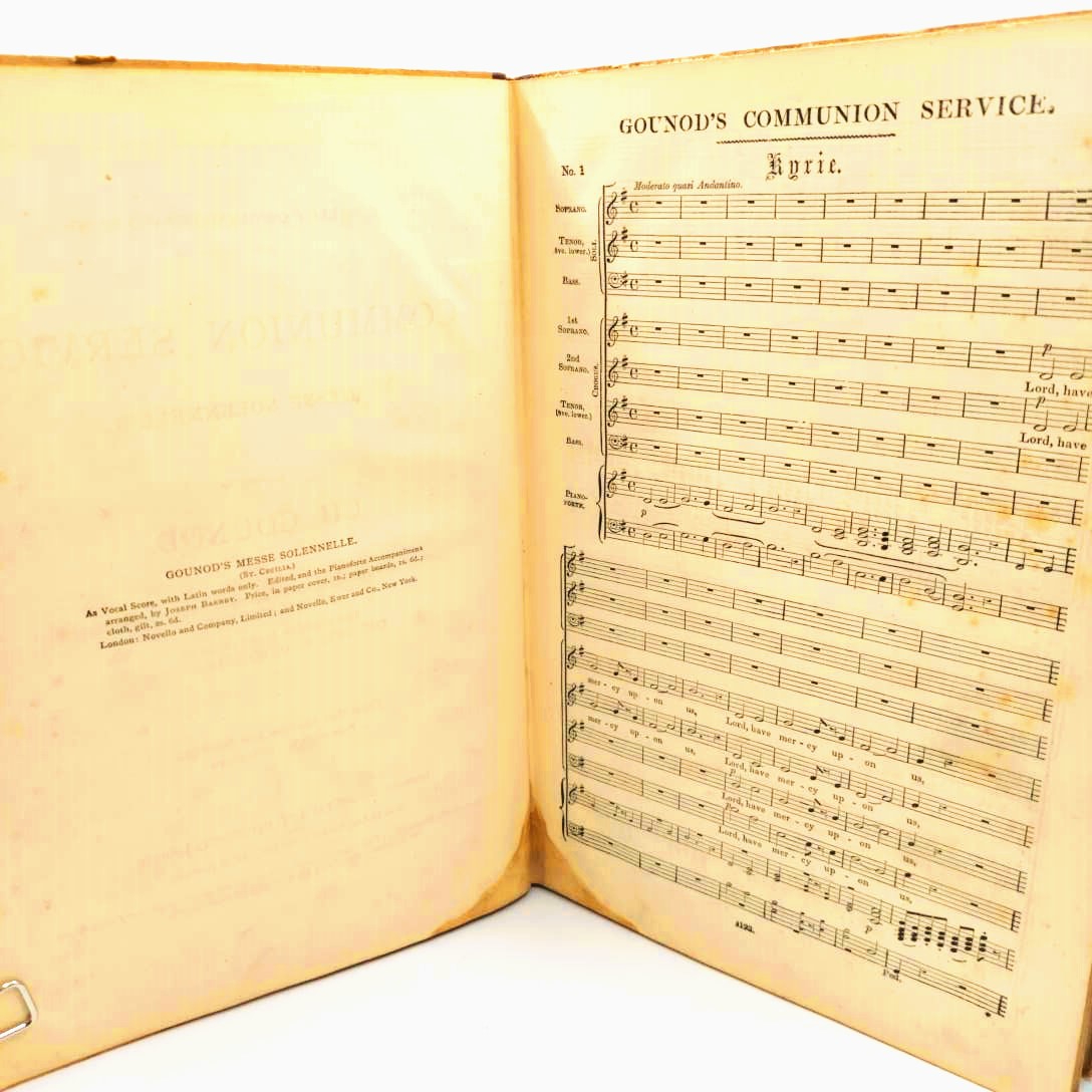Voir photo 6 de LOT de 2 PARTITIONS. Gounod - Bach. Novello's LOT de 2 PARTITIONS. Gounod - Bach. Novello's État correct reconditionné photo 6