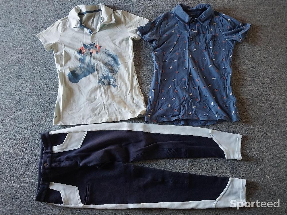 Lot de 2 T-Shirts et Pantalon de Equitation Taille 14 ans Très bon état Fouganza reconditionné disponible sur Sporteed