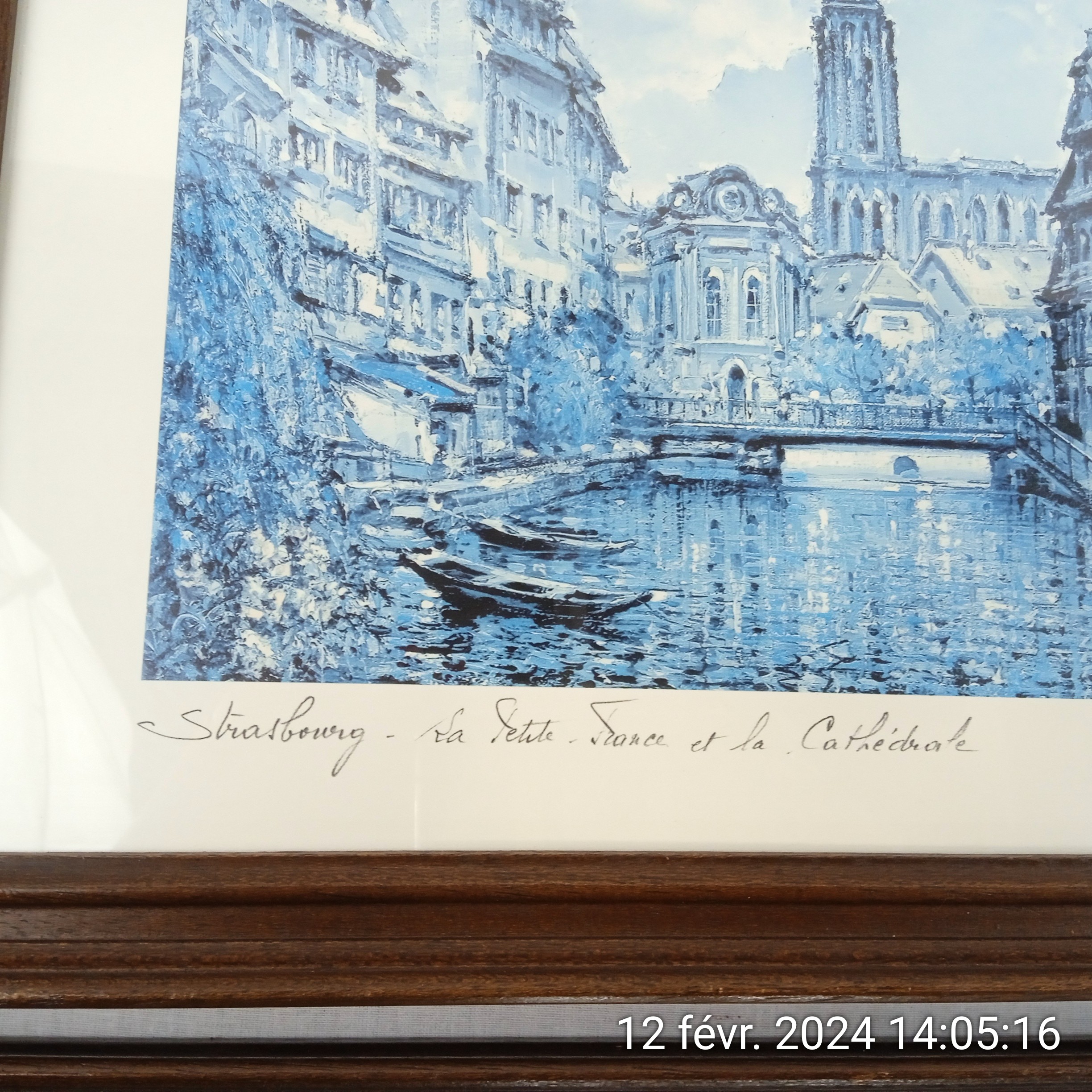 Voir photo 4 de Lot de 2 Tableaux reproductions Maurice Legendre Strasbourg sous verre Lot de 2 Tableaux reproductions Maurice Legendre Strasbourg sous verre reconditionné photo 4