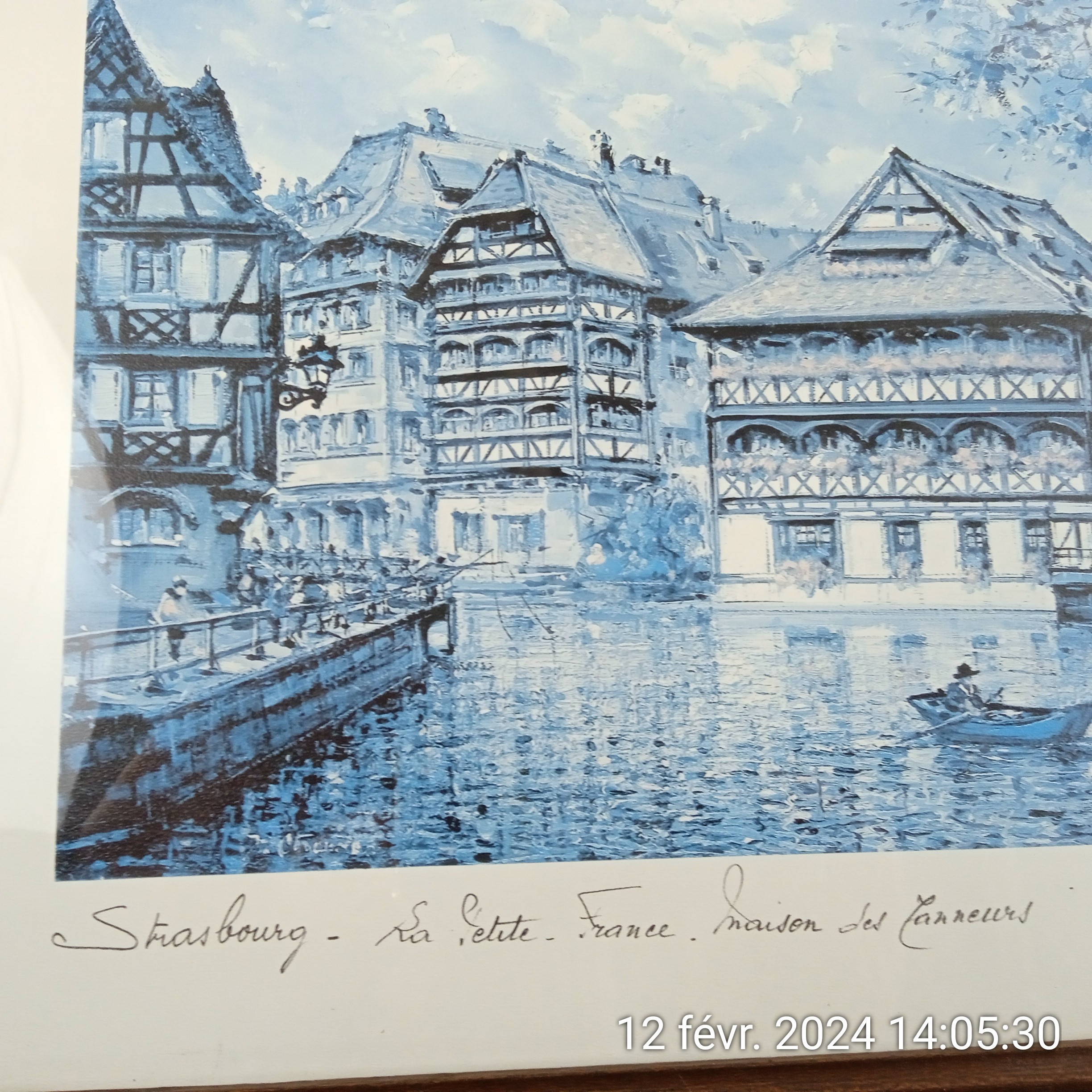 Voir photo 6 de Lot de 2 Tableaux reproductions Maurice Legendre Strasbourg sous verre Lot de 2 Tableaux reproductions Maurice Legendre Strasbourg sous verre reconditionné photo 6