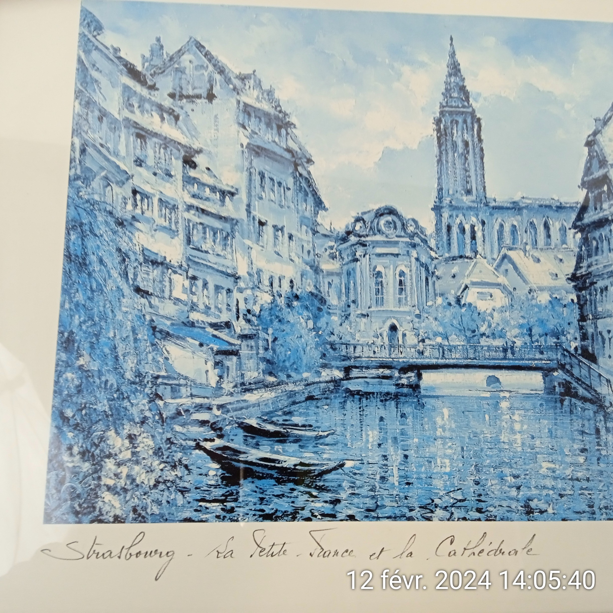 Voir photo 7 de Lot de 2 Tableaux reproductions Maurice Legendre Strasbourg sous verre Lot de 2 Tableaux reproductions Maurice Legendre Strasbourg sous verre reconditionné photo 7