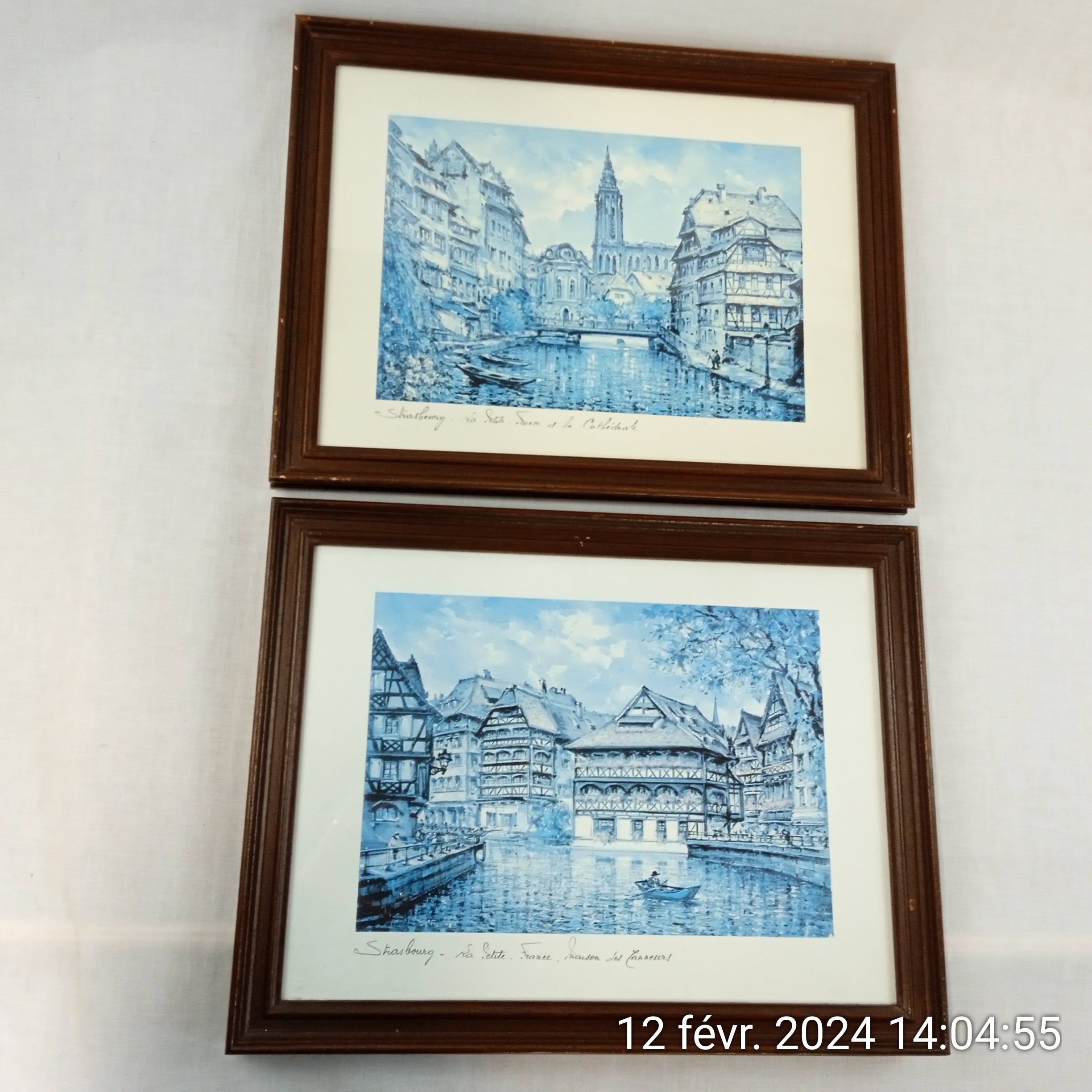 Voir photo 8 de Lot de 2 Tableaux reproductions Maurice Legendre Strasbourg sous verre Lot de 2 Tableaux reproductions Maurice Legendre Strasbourg sous verre reconditionné photo 8