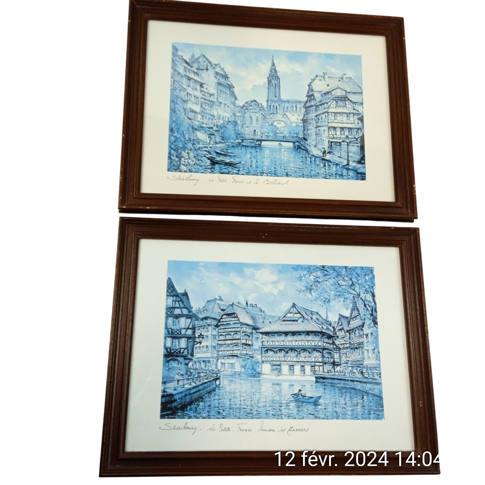 Acheter Lot de 2 Tableaux reproductions Maurice Legendre Strasbourg sous verre - 24,00 € Lot de 2 Tableaux reproductions Maurice Legendre Strasbourg sous verre reconditionné disponible sur Label Emmaüs