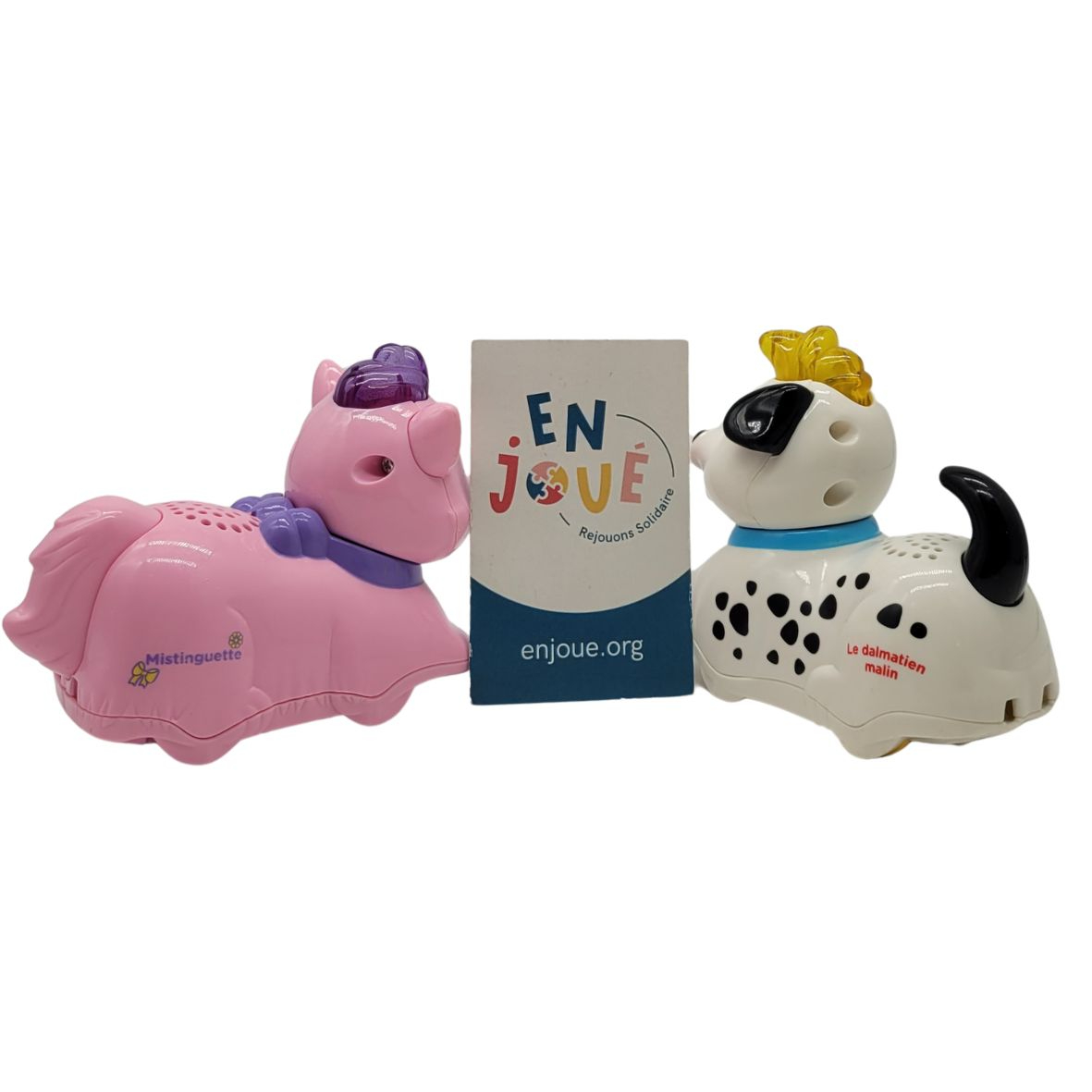 Voir photo 3 de Lot de 2 Tut Tut Animo - Mistinguette la minette coquette - Gabin le dalmatien - Vtech - Dès 12 mois. Lot de 2 Tut Tut Animo - Mistinguette la minette coquette - Gabin le dalmatien - Vtech - Dès 12 mois. Bon état reconditionné photo 3