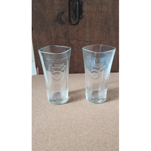 Acheter Lot De 2 Verres À Pastis 51 "Pernod occasion - 14,00 € Lot De 2 Verres À Pastis 51 "Pernod occasion reconditionné disponible sur Rakuten