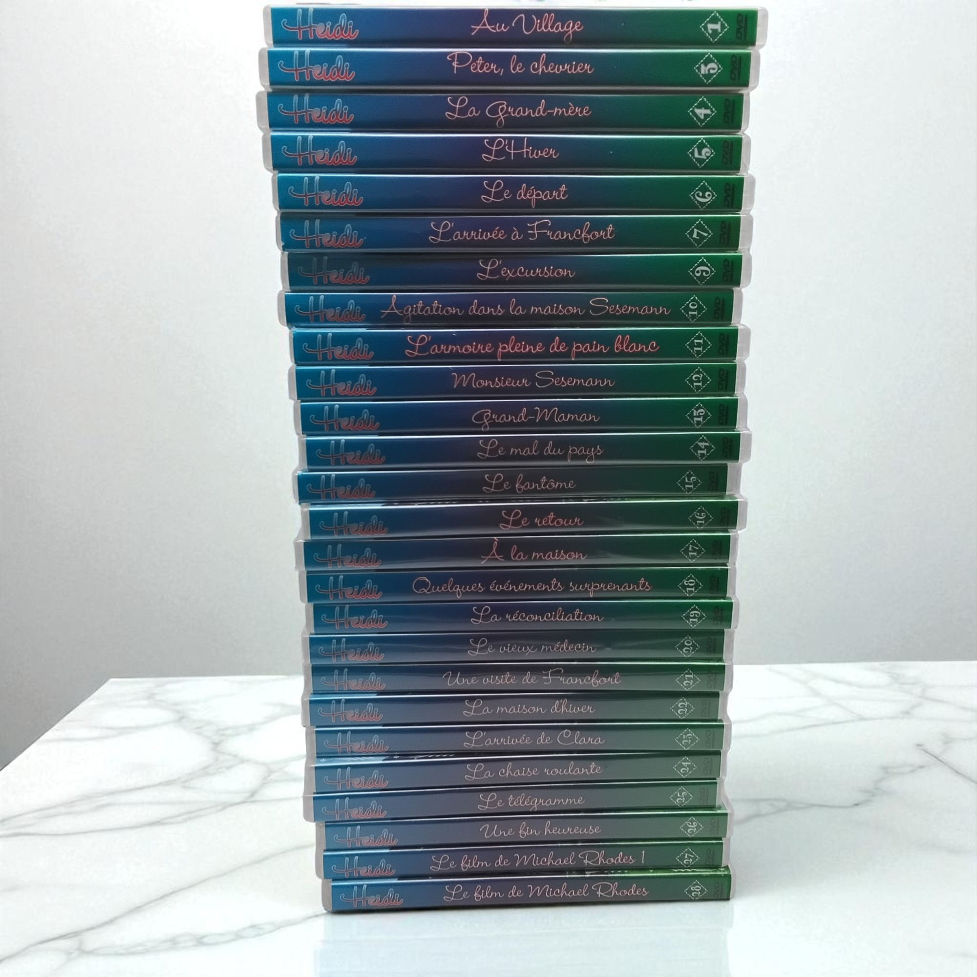 Voir photo 3 de Lot de 26 DVD - Heidi Lot de 26 DVD - Heidi Parfait état reconditionné photo 3