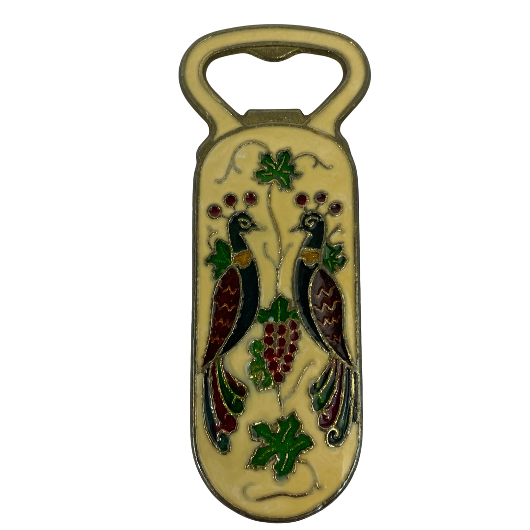 Voir photo 6 de Lot de 3 Accessoires de Table Vintage en Bronze et Émail Cloisonné - Deux décapsuleurs et un grand clip Lot de 3 Accessoires de Table Vintage en Bronze et Émail Cloisonné - Deux décapsuleurs et un grand clip reconditionné photo 6