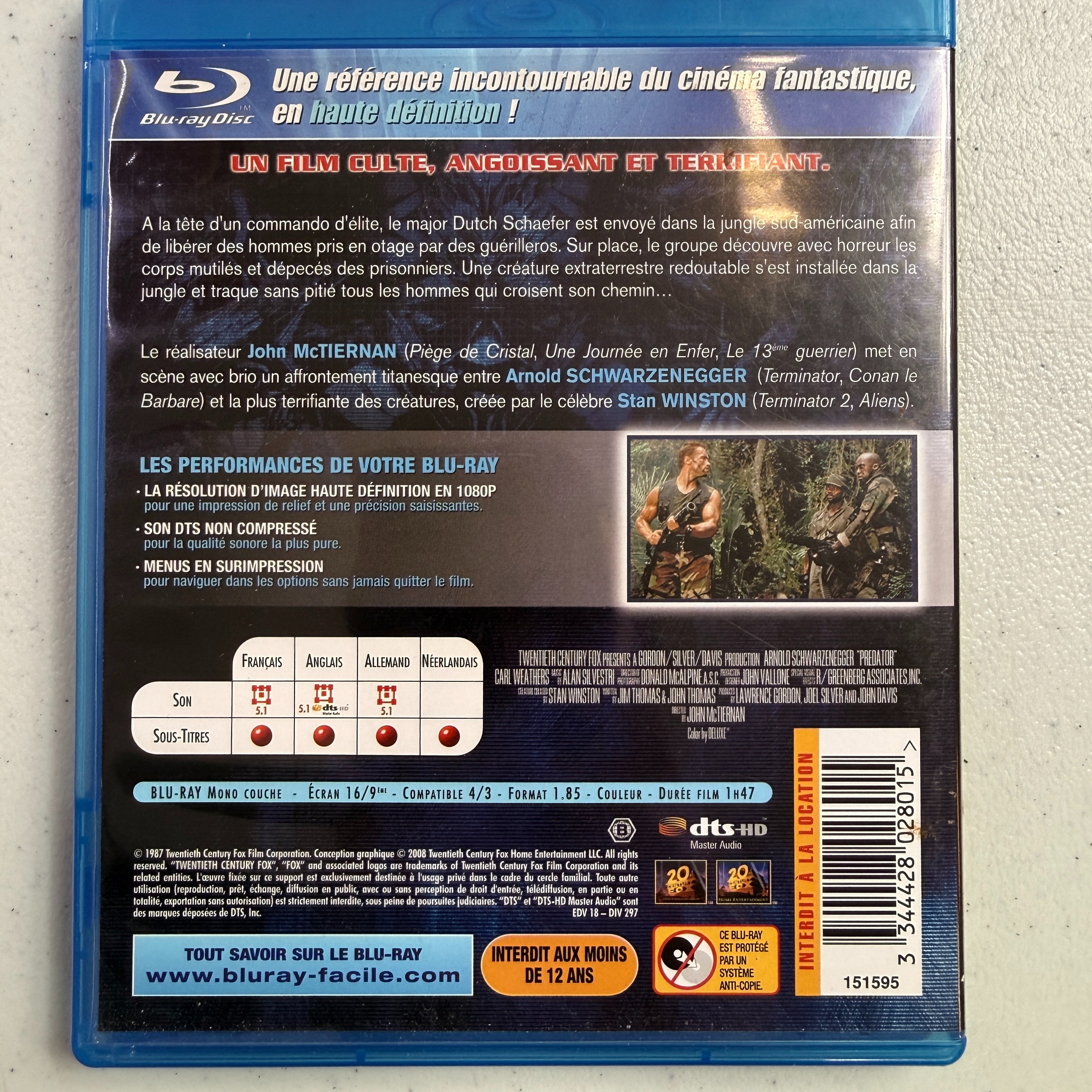 Voir photo 5 de Lot de 3 blue ray : Monsters / Dredd, le jugement est proche / Predator Lot de 3 blue ray : Monsters / Dredd, le jugement est proche / Predator Très bon état reconditionné photo 5