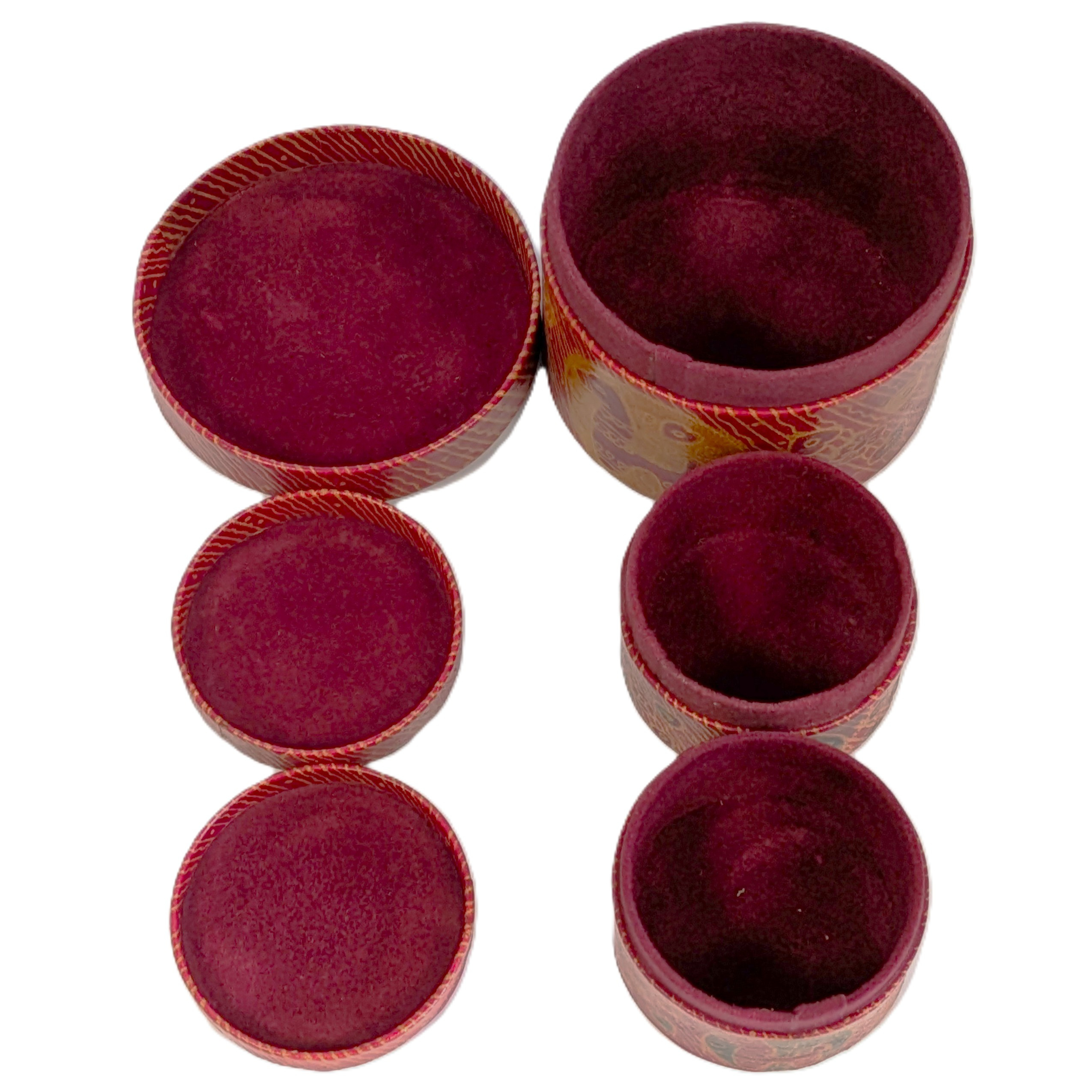 Voir photo 6 de 🌿 Lot de 3 boîtes artisanales en cuir – Made in India (deux petits & un grand). 🌿 Lot de 3 boîtes artisanales en cuir – Made in India (deux petits & un grand). reconditionné photo 6