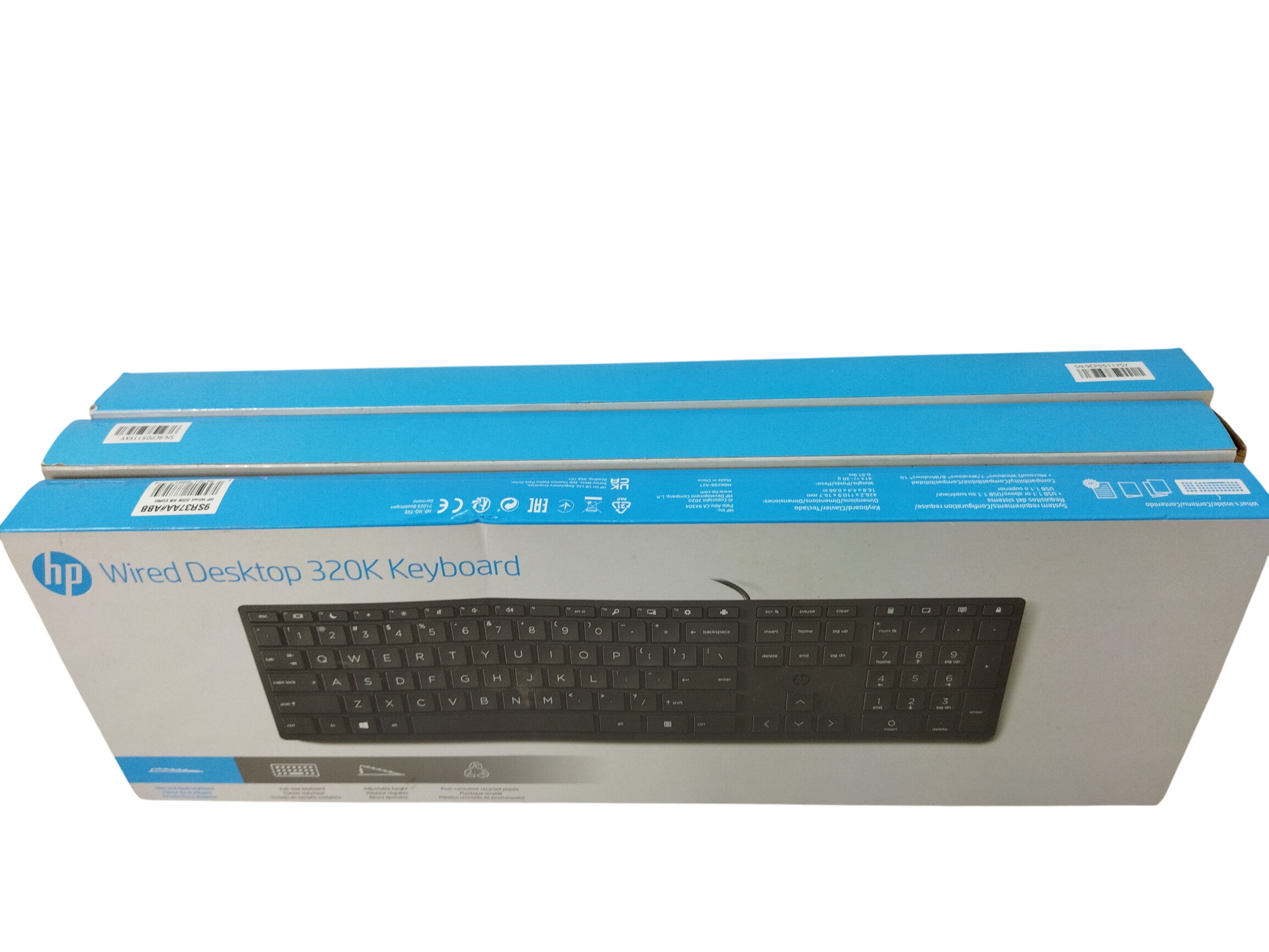 Lot de 3 claviers QWERTY HP dans son emballage d'origine Parfait état - 16,00 € Lot de 3 claviers QWERTY HP dans son emballage d'origine Parfait état reconditionné disponible sur Label Emmaüs