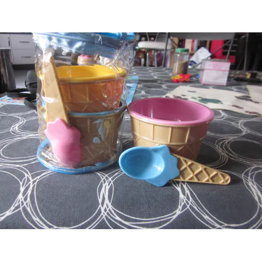 Lot De 3 Coupelles A Glaces Pour Enfant. occasion reconditionné disponible sur Rakuten
