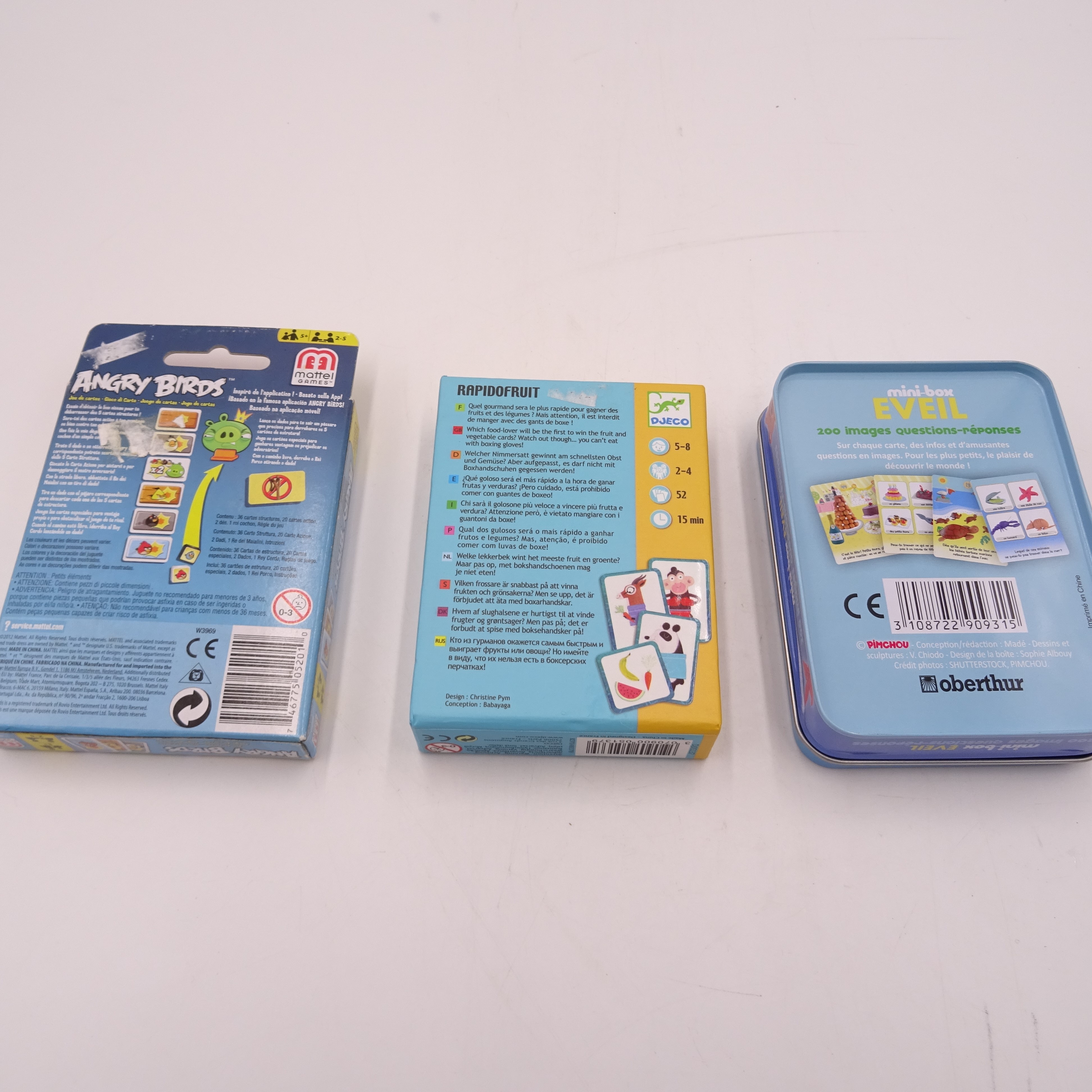 Voir photo 2 de Lot de 3 jeux de cartes d'éveil Lot de 3 jeux de cartes d'éveil Parfait état reconditionné photo 2