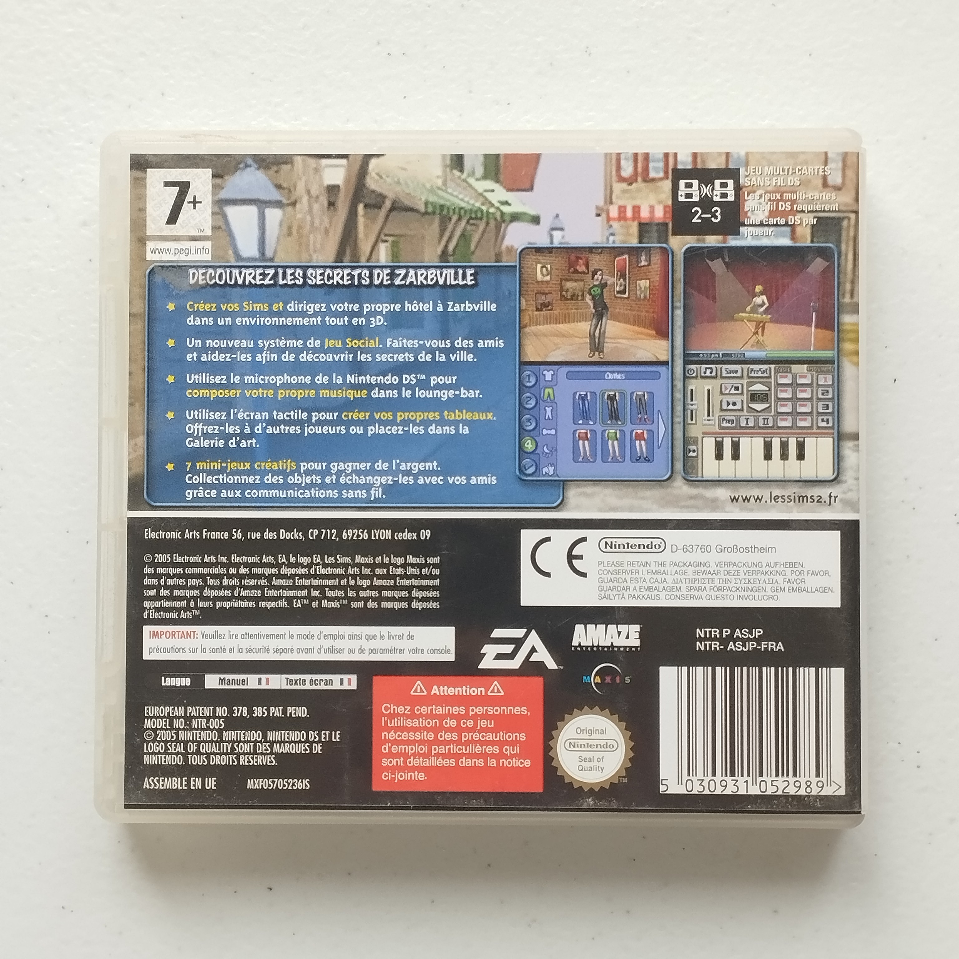 Voir photo 3 de Lot de 3 jeux Nintendo DS pour enfants : Sims 2 / Bienvenue chez les Ch'tis / My Happy Kitchen Lot de 3 jeux Nintendo DS pour enfants : Sims 2 / Bienvenue chez les Ch'tis / My Happy Kitchen Bon état reconditionné photo 3