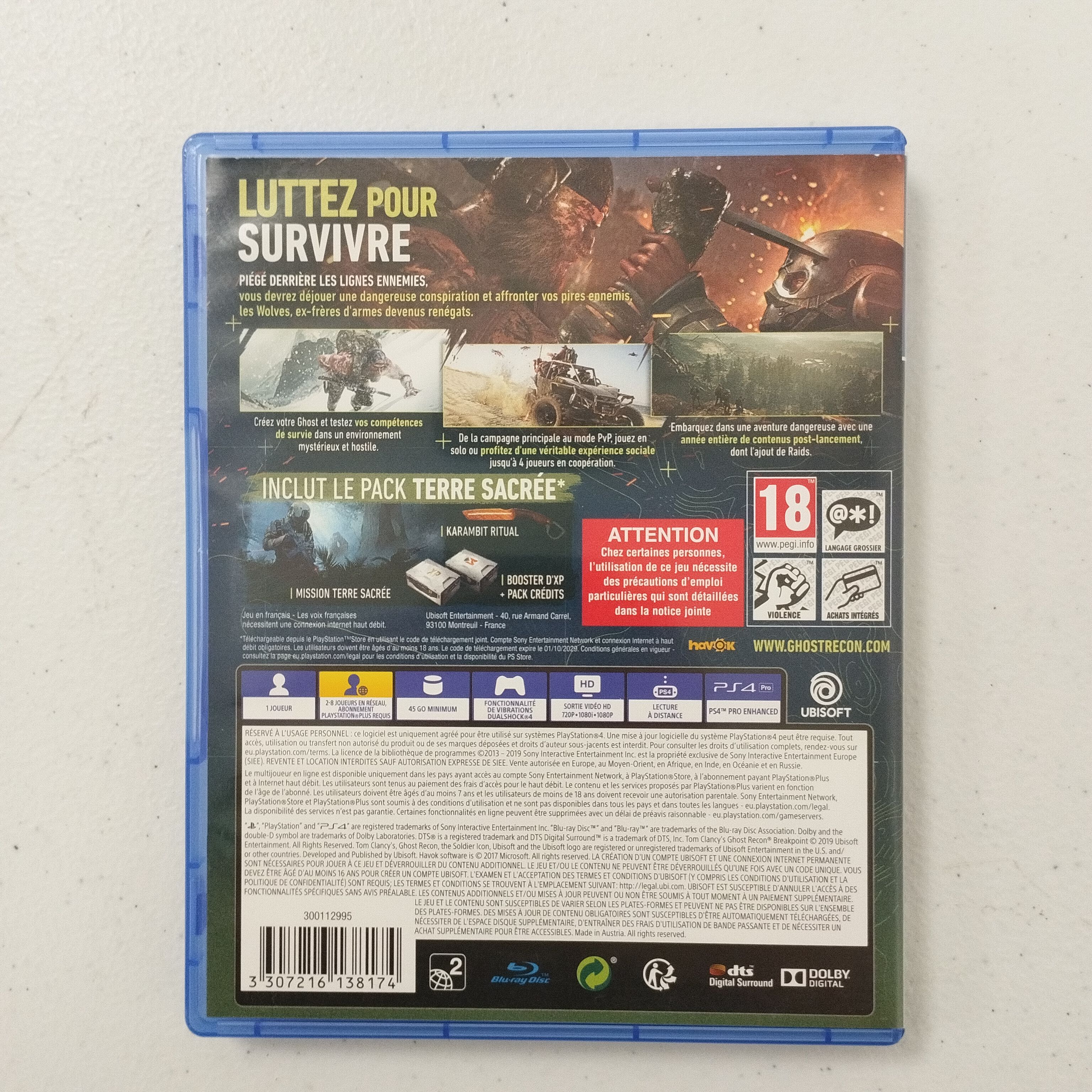 Voir photo 9 de Lot de 3 jeux PS4 : Call of Duty World War 2 / Tom Clancy’s The Division / Tom Clancy's Ghost Recon Breakpoint Lot de 3 jeux PS4 : Call of Duty World War 2 / Tom Clancy’s The Division / Tom Clancy's Ghost Recon Breakpoint Très bon état reconditionné photo 9