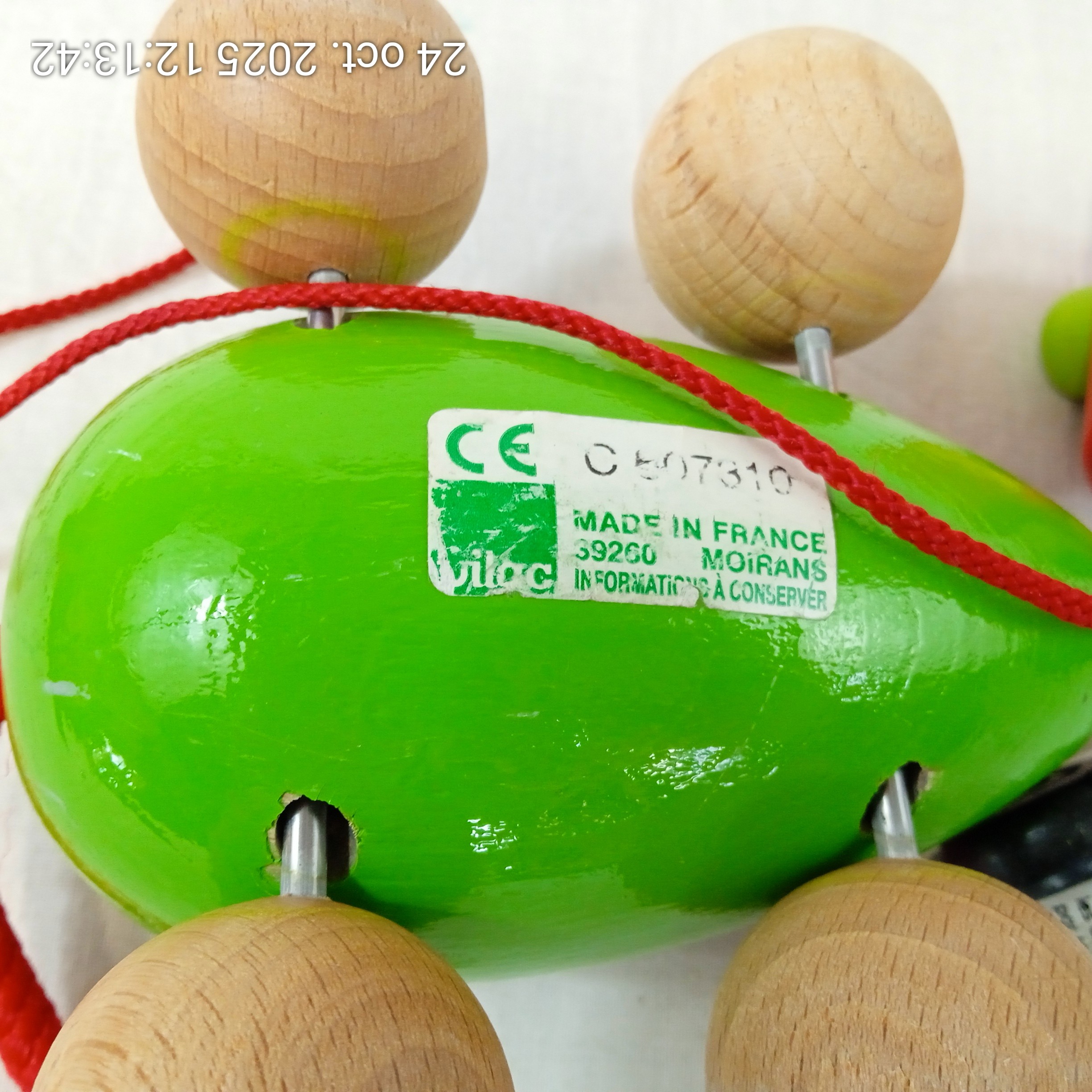 Voir photo 4 de Lot de 3 jouets coloré à tirer en bois Lot de 3 jouets coloré à tirer en bois Très bon état reconditionné photo 4