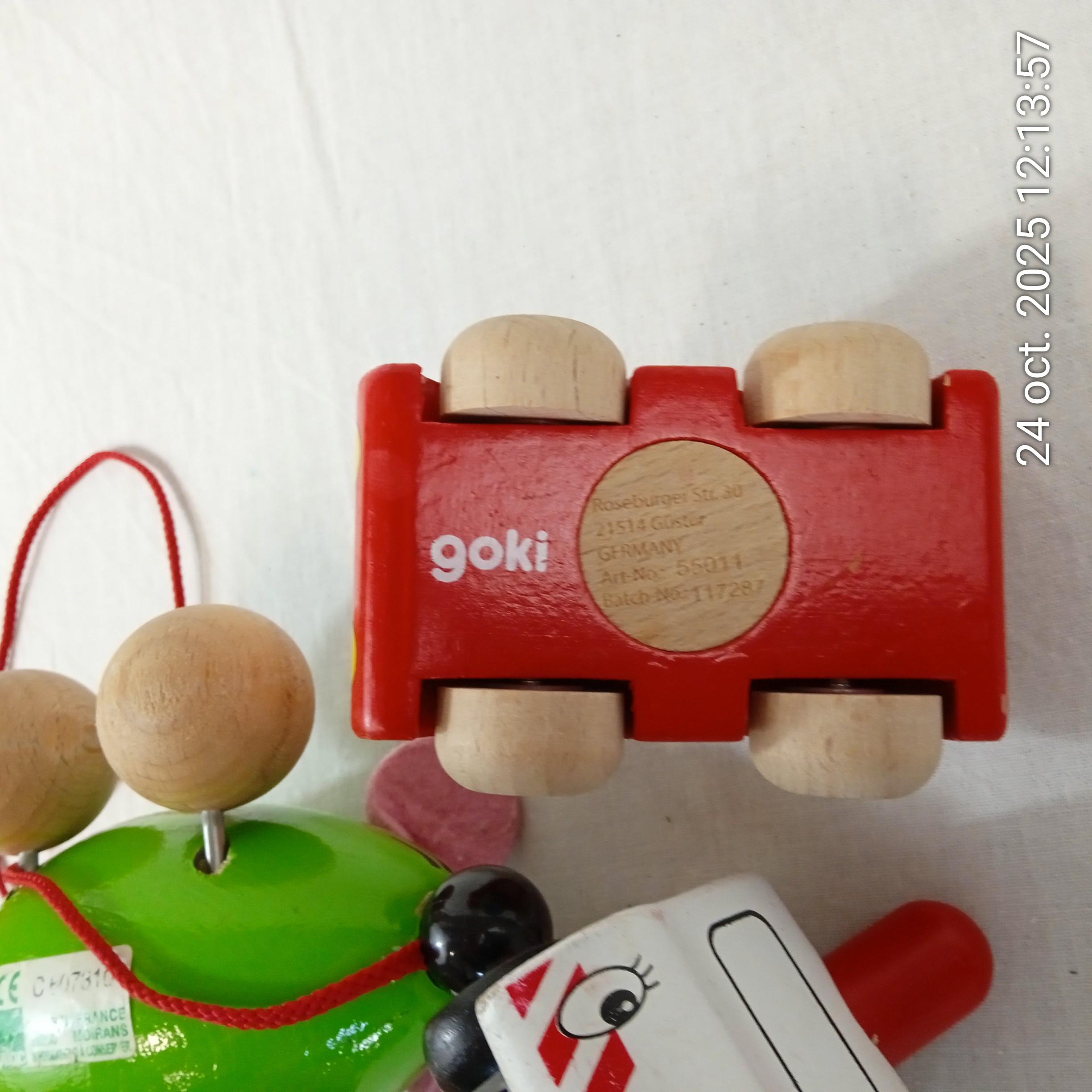 Voir photo 6 de Lot de 3 jouets coloré à tirer en bois Lot de 3 jouets coloré à tirer en bois Très bon état reconditionné photo 6