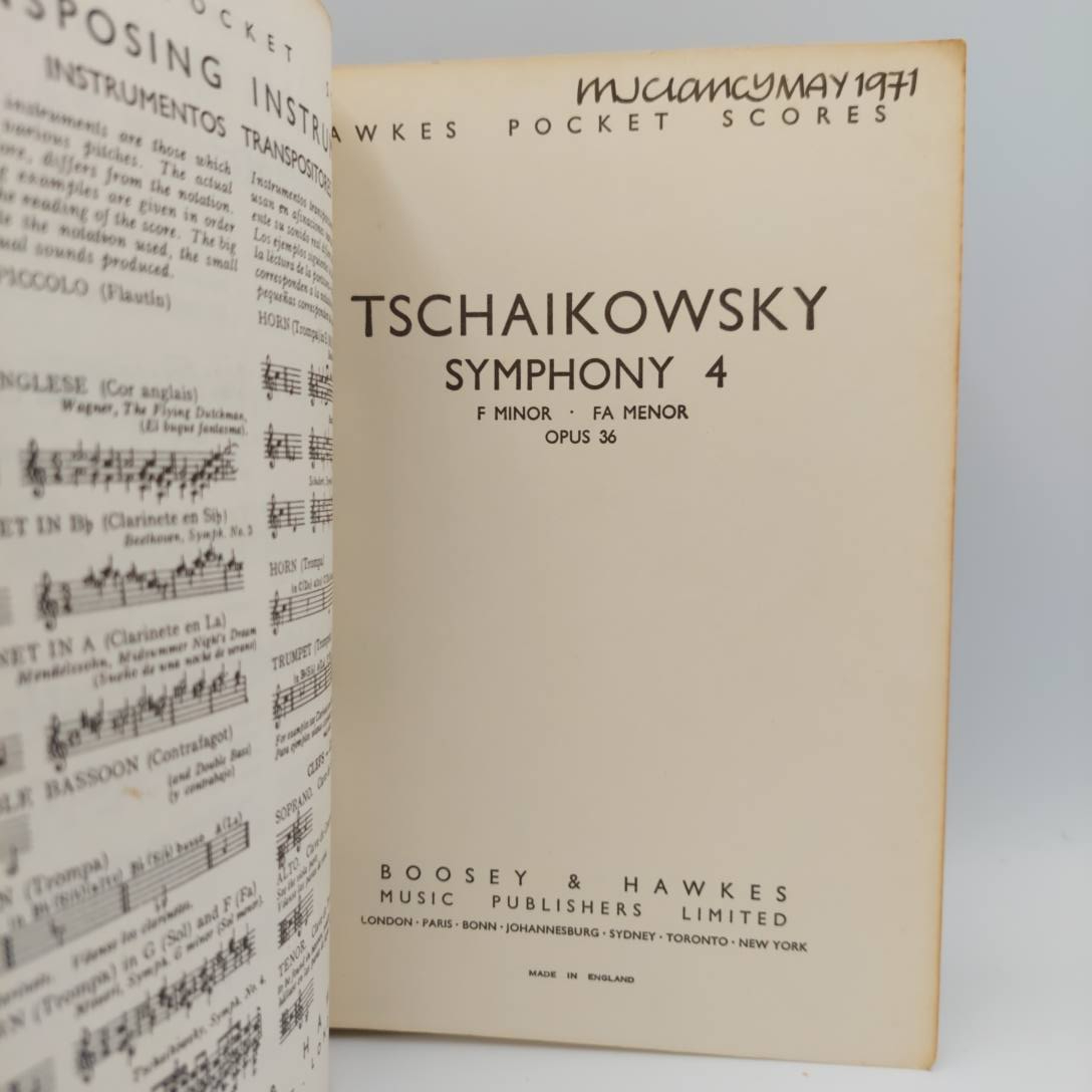 Voir photo 5 de LOT de 3 Partitions : Tchaikowsky - Beethoven - Ravel LOT de 3 Partitions : Tchaikowsky - Beethoven - Ravel État correct reconditionné photo 5