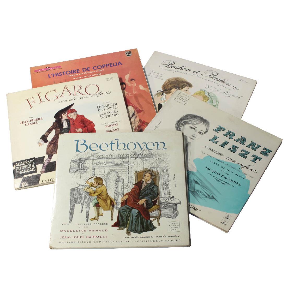 Lot de 33 T vinyles - 21,00 € Lot de 33 T vinyles reconditionné disponible sur Label Emmaüs
