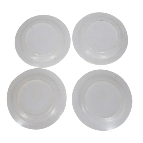 Voir photo 5 de Lot de 4 assiettes à dessert+ plat ARCOPAL motif FLORE vintage 70's Lot de 4 assiettes à dessert+ plat ARCOPAL motif FLORE vintage 70's Très bon état reconditionné photo 5