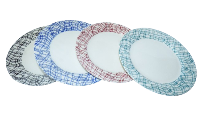Acheter Lot de 4 assiettes plates et 4 assiettes à dessert "CLEYTAN" Très bon état - 10,00 € Lot de 4 assiettes plates et 4 assiettes à dessert "CLEYTAN" Très bon état reconditionné disponible sur Label Emmaüs