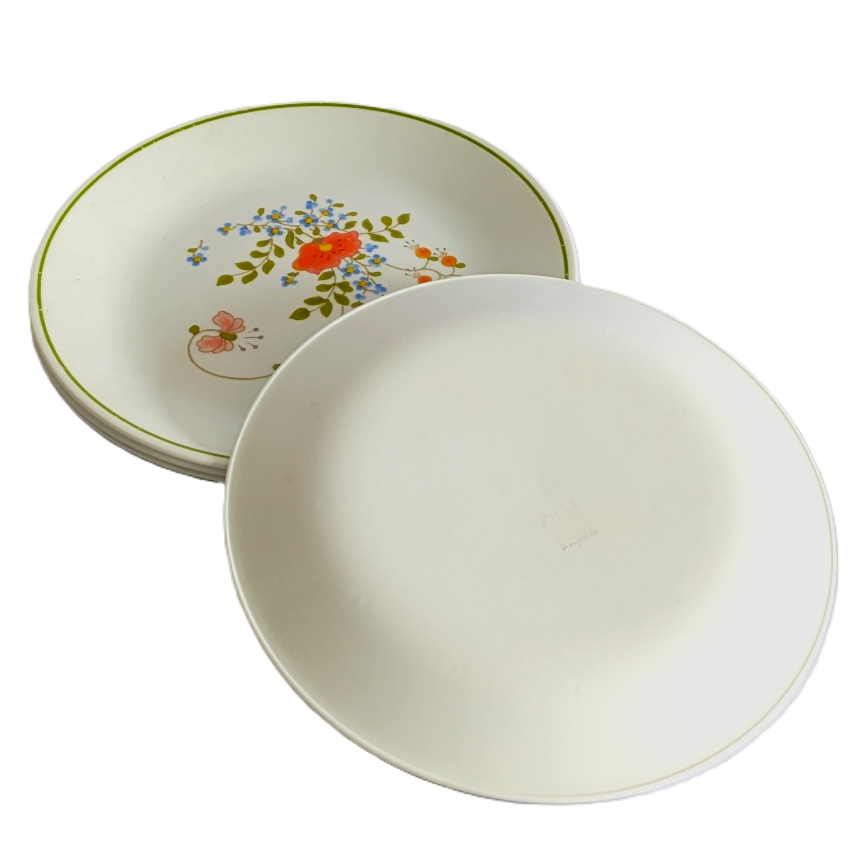 Voir photo 4 de Lot de 4 assiettes plates vintage Corelle - Corning USA - Années 1960 Lot de 4 assiettes plates vintage Corelle - Corning USA - Années 1960 Très bon état reconditionné photo 4