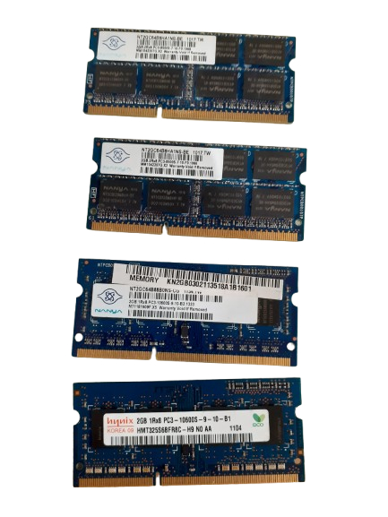 Voir photo 2 de Lot de 4 Barrettes 2 Go DDR 3 Lot de 4 Barrettes 2 Go DDR 3 bon état reconditionné photo 2
