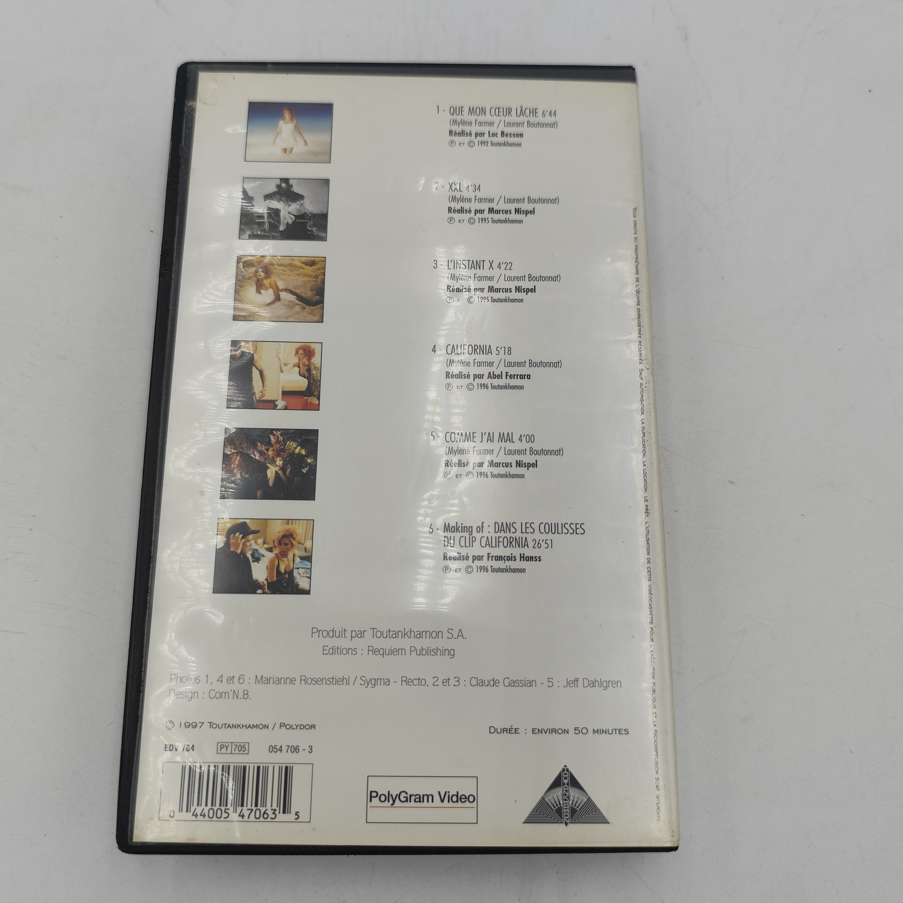 Voir photo 9 de Lot de 4 cassettes Mylène Farmer Lot de 4 cassettes Mylène Farmer état correct reconditionné photo 9