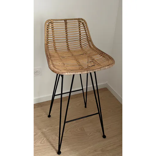 Lot De 4 Chaises Hautes En Rotin Bon état reconditionné disponible sur Rakuten