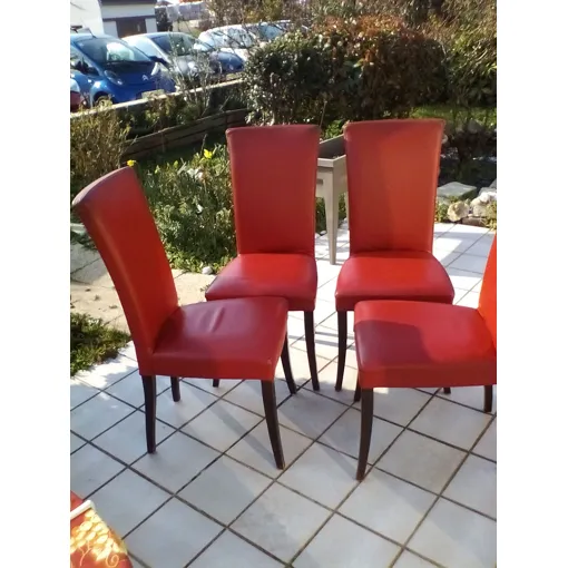 Lot de 4 chaises salle à manger Bon état reconditionné disponible sur Rakuten