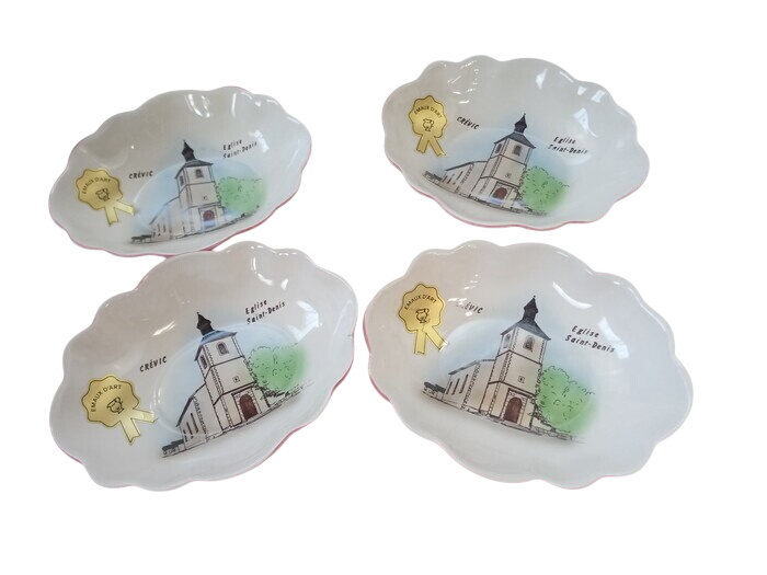 Acheter Lot de 4 coupelles 15x5 cm - Emaux d'art Portugal - 10,64 € Lot de 4 coupelles 15x5 cm - Emaux d'art Portugal reconditionné disponible sur Label Emmaüs