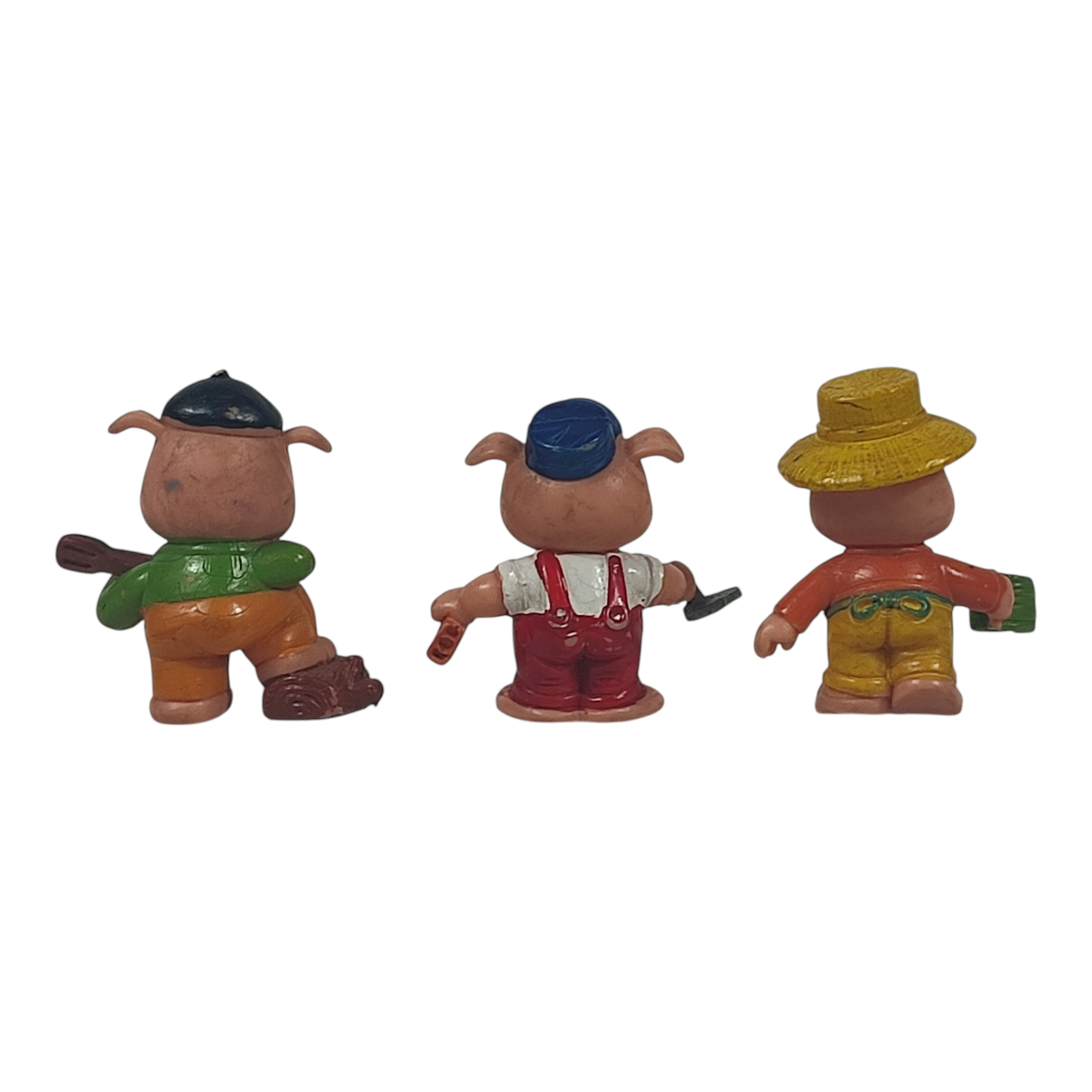 Voir photo 4 de Lot de 4 figurines vintage - Les Trois Petits Cochons et le Grand Méchant Loup - Marque « Educo Baby » - Plastique PVC - Made in Spain - Années 80 Lot de 4 figurines vintage - Les Trois Petits Cochons et le Grand Méchant Loup - Marque « Educo Baby » - Plastique PVC - Made in Spain - Années 80 Bon état reconditionné photo 4