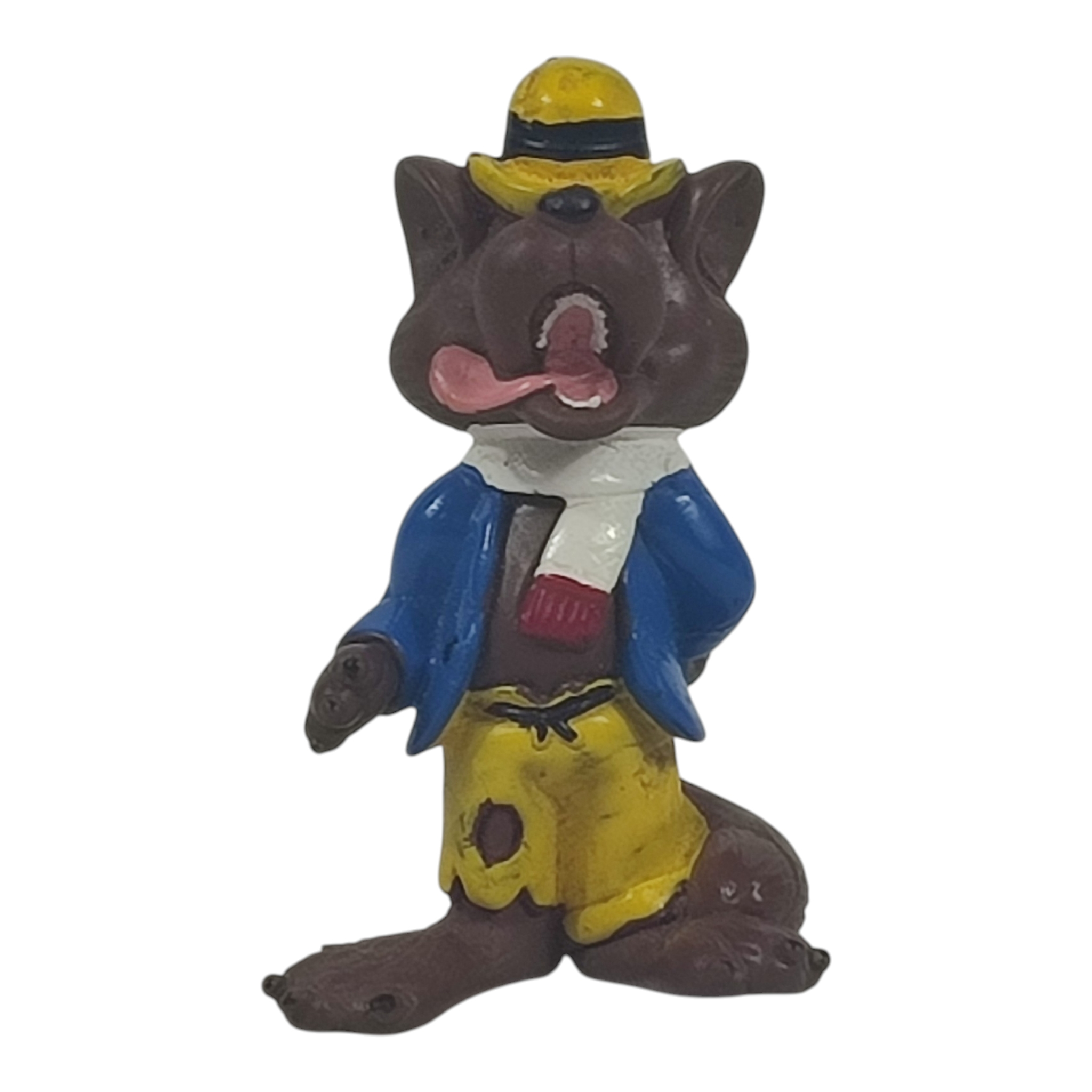 Voir photo 8 de Lot de 4 figurines vintage - Les Trois Petits Cochons et le Grand Méchant Loup - Marque « Educo Baby » - Plastique PVC - Made in Spain - Années 80 Lot de 4 figurines vintage - Les Trois Petits Cochons et le Grand Méchant Loup - Marque « Educo Baby » - Plastique PVC - Made in Spain - Années 80 Bon état reconditionné photo 8