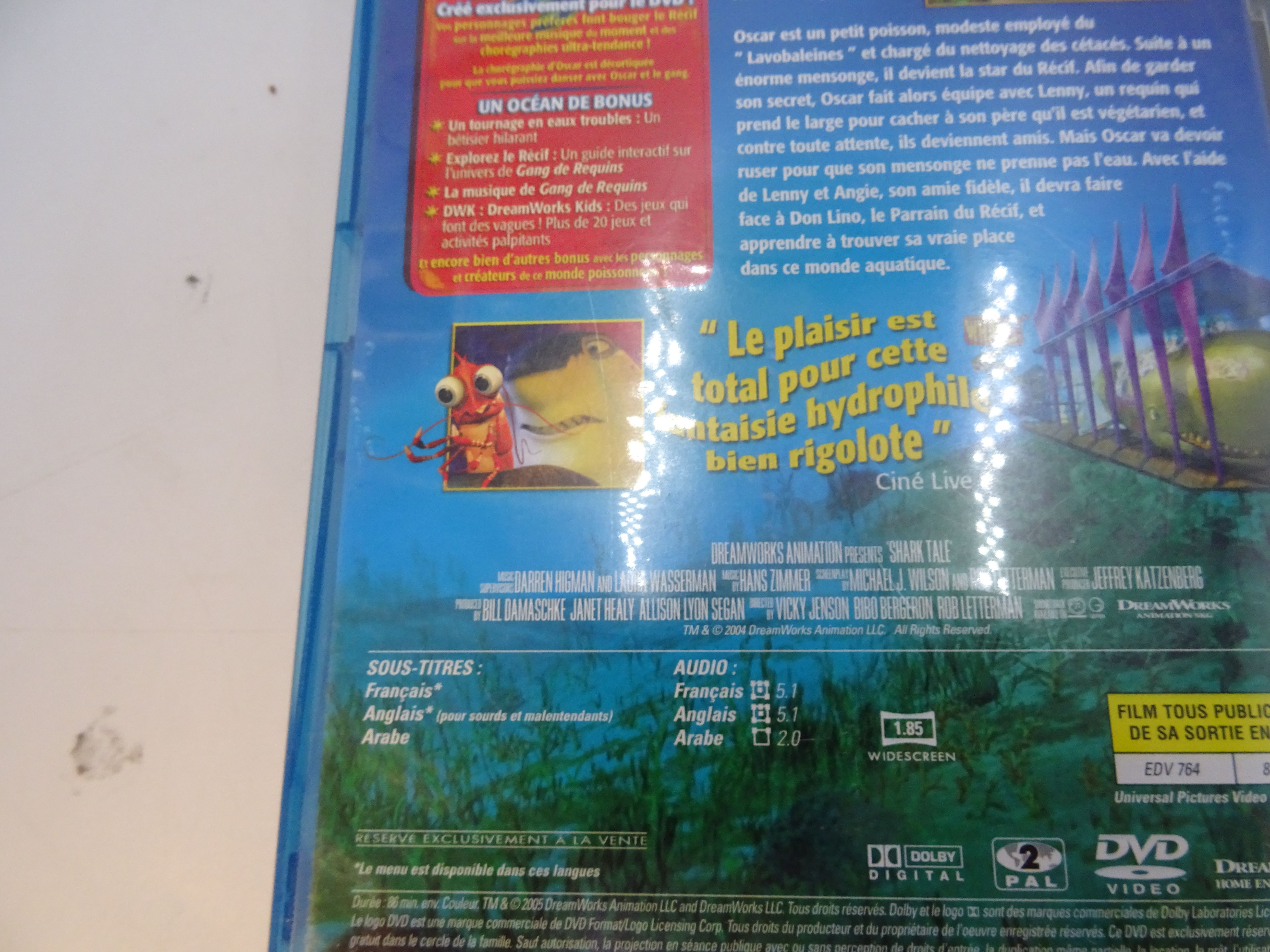 Voir photo 8 de Lot de 4 films jeunesse"Happy feet 2, Gang de requins, Les Pingouins, Scrat mission noix" Lot de 4 films jeunesse"Happy feet 2, Gang de requins, Les Pingouins, Scrat mission noix" Bon état reconditionné photo 8