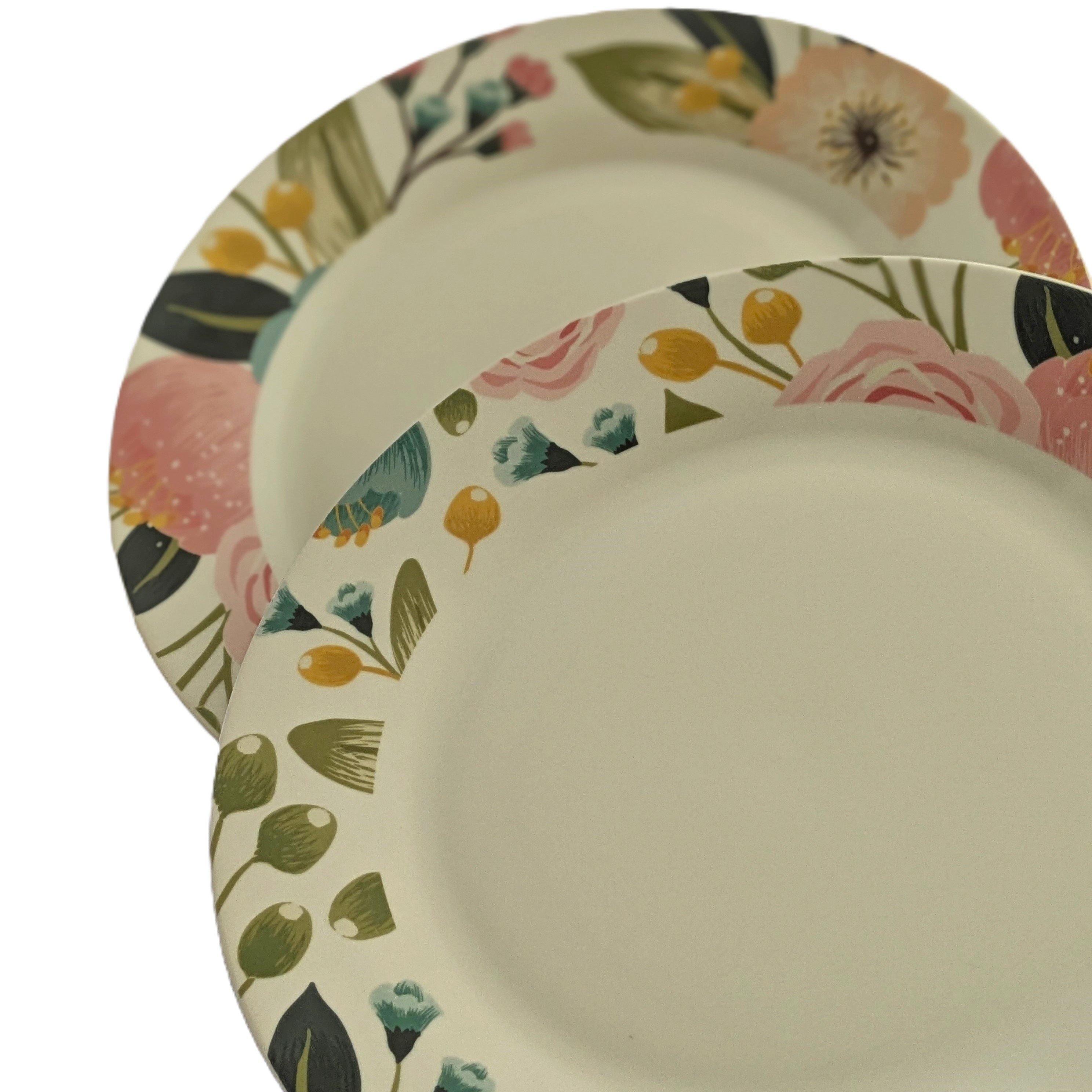 Voir photo 2 de Lot de 4 grandes assiettes H&H Lifestyle - Peony - Neuves - Porcelaine (Ø27.5 cm) Lot de 4 grandes assiettes H&H Lifestyle - Peony - Neuves - Porcelaine (Ø27.5 cm) Parfait état reconditionné photo 2
