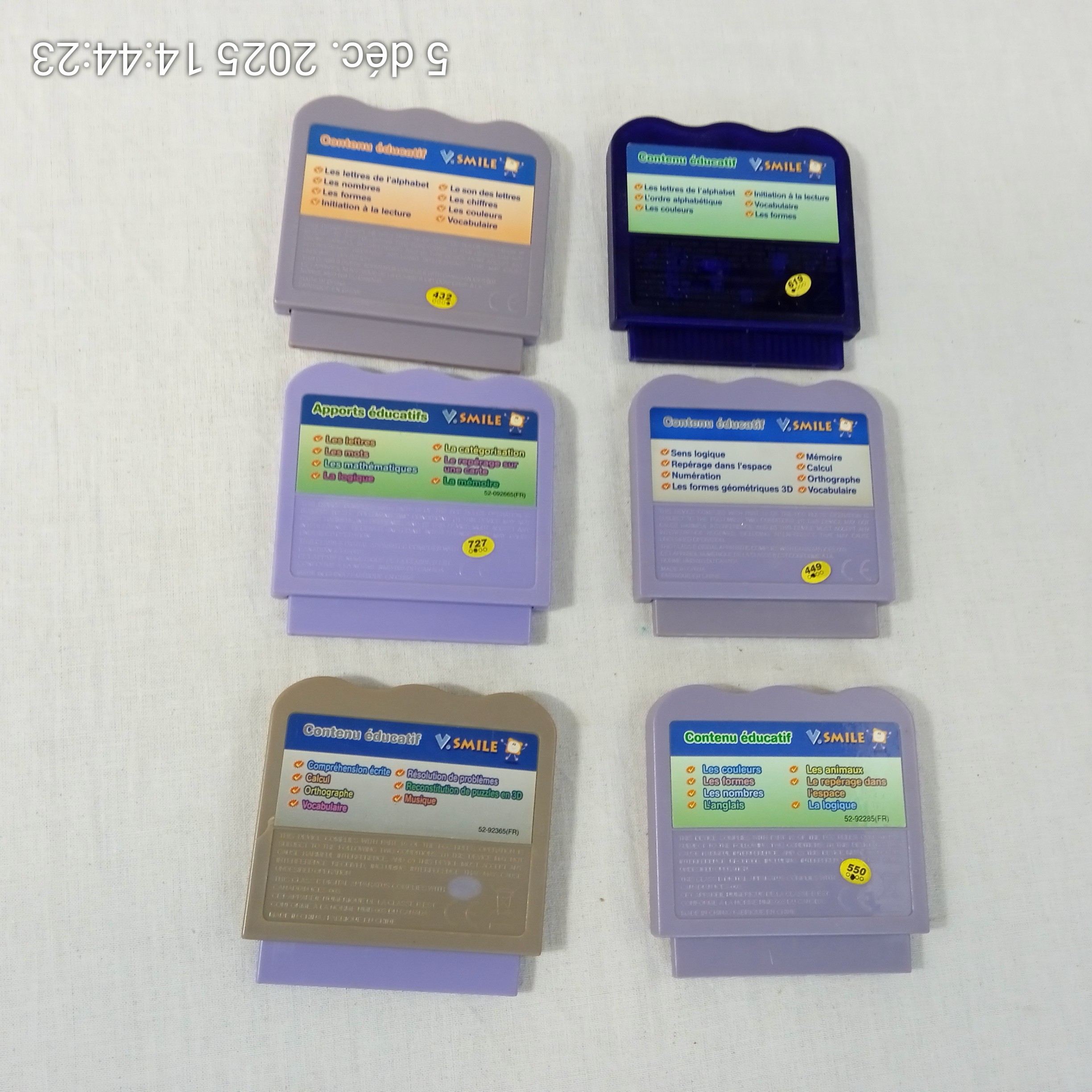 Voir photo 2 de Lot De 4 Jeux Vtech Pour V.Smile Lot De 4 Jeux Vtech Pour V.Smile Bon état reconditionné photo 2