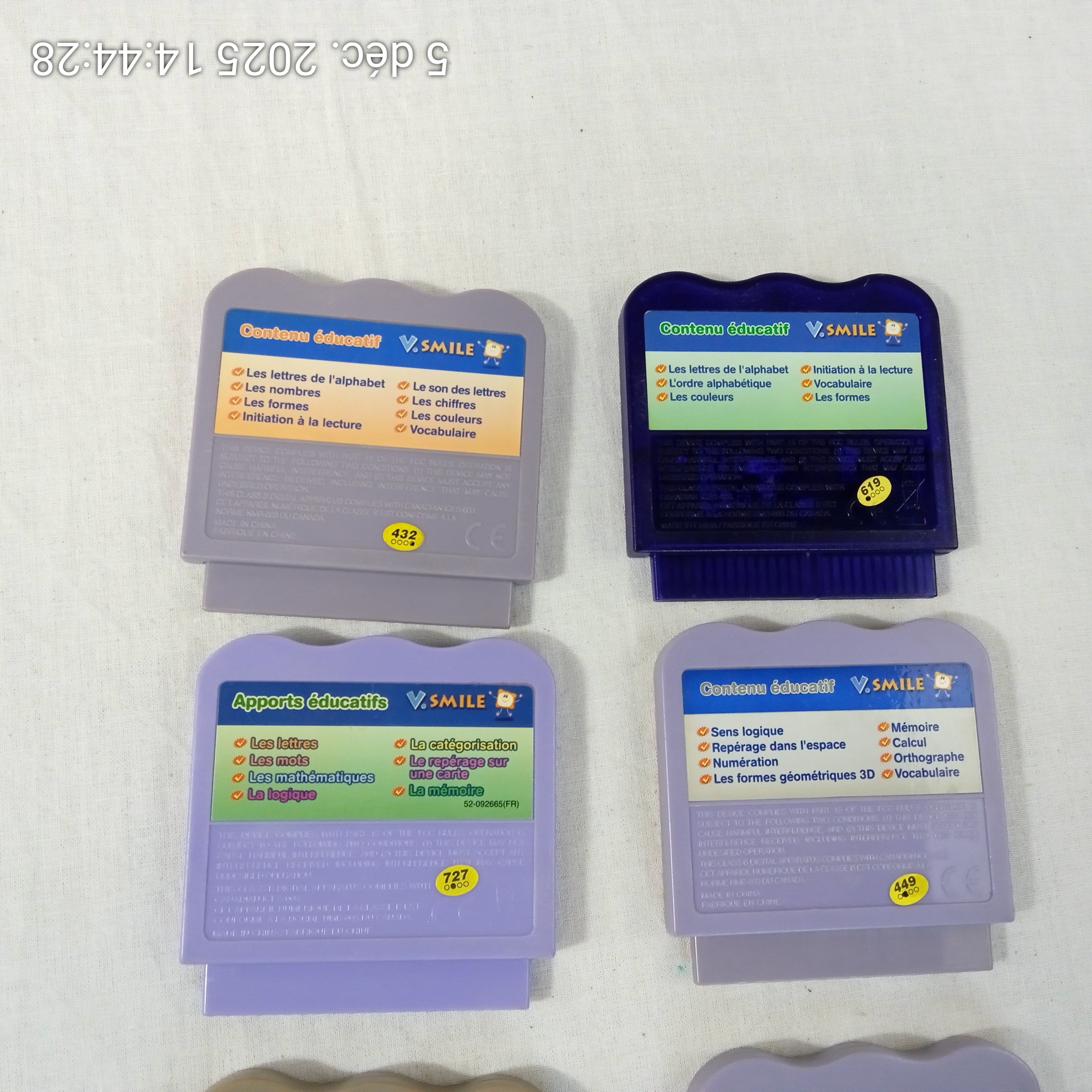 Voir photo 5 de Lot De 4 Jeux Vtech Pour V.Smile Lot De 4 Jeux Vtech Pour V.Smile Bon état reconditionné photo 5