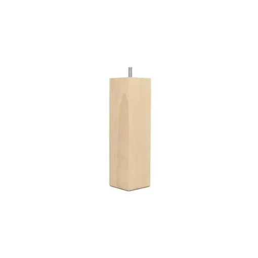 Lot de 4 pied de lit en bois de hêtre ¿ Hauteur 20 cm ¿ Verni clair ¿ Vis M8x20 Bon état reconditionné disponible sur Rakuten