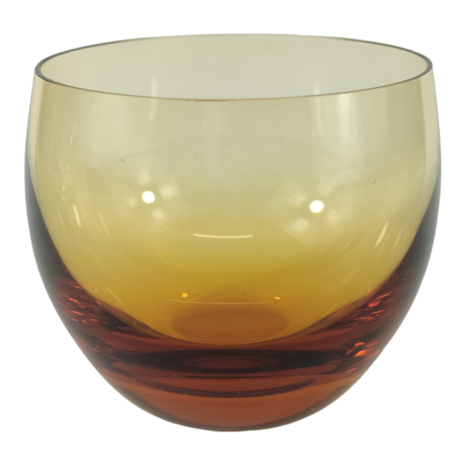 Voir photo 3 de Lot de 4 verres à liqueur en verre coloré artisanal Lot de 4 verres à liqueur en verre coloré artisanal Bon état reconditionné photo 3